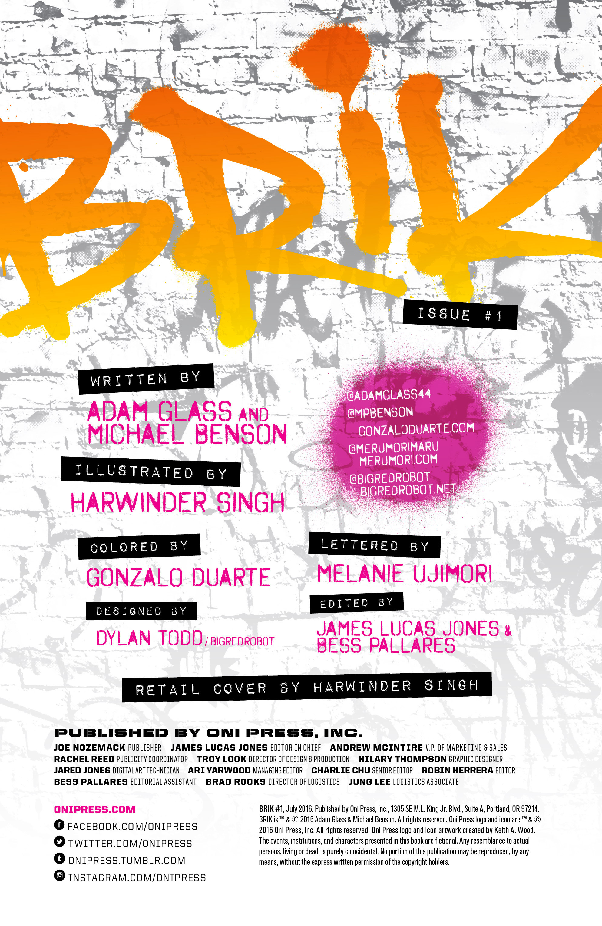 Read online Brik comic -  Issue #1 - 2