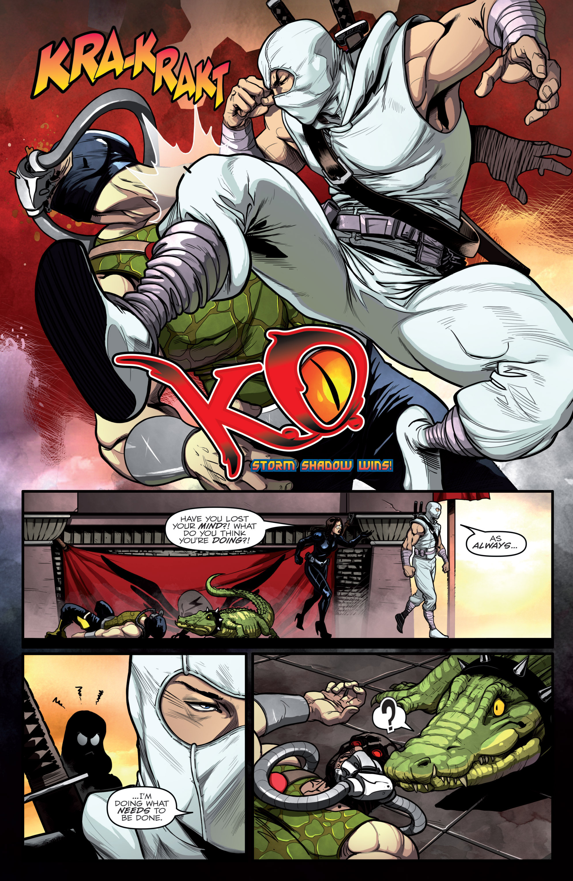 Read online Street Fighter X G.I. Joe comic -  Issue #2 - 17