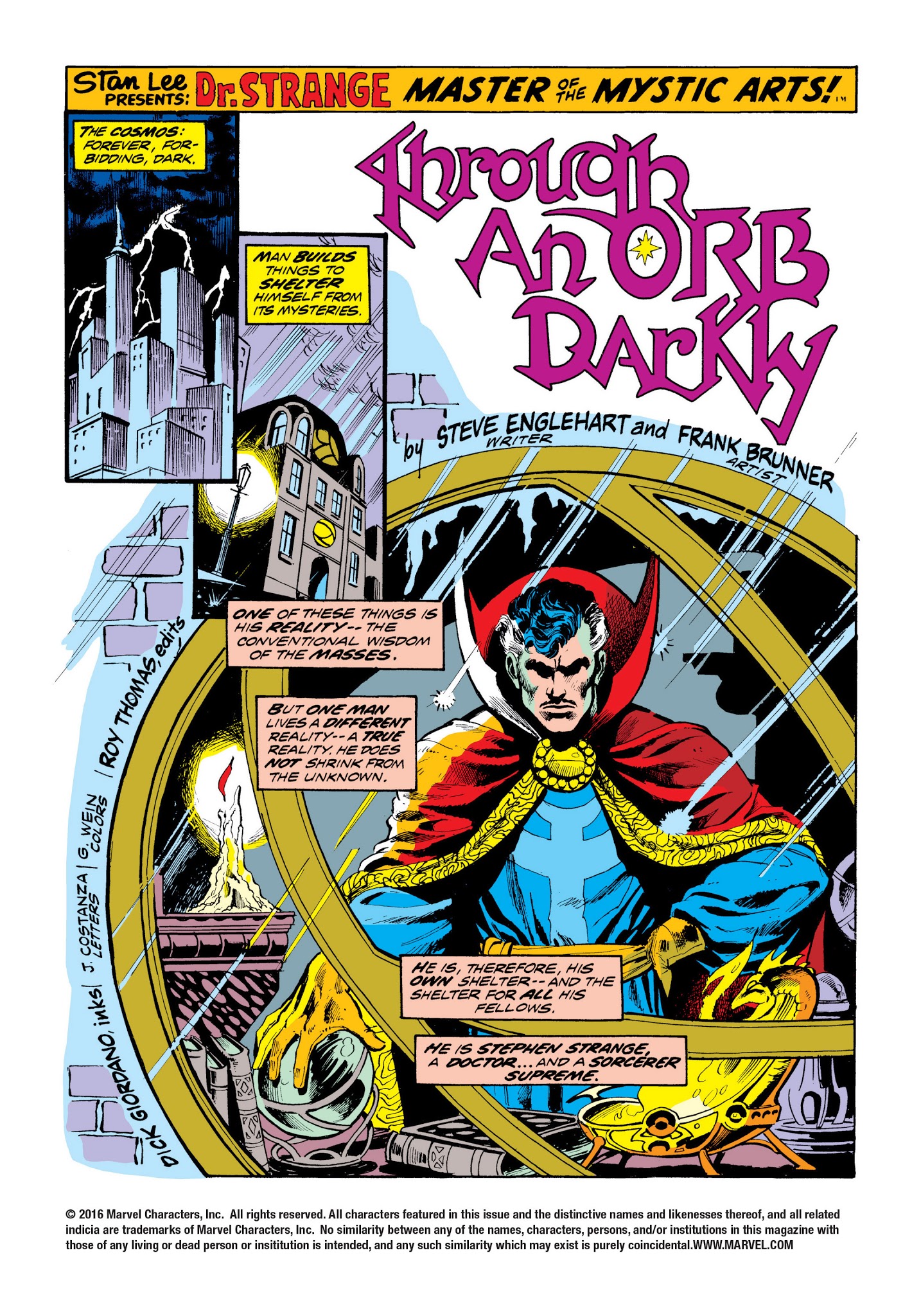 Read online Doctor Strange: A Separate Reality comic -  Issue # TPB - 391