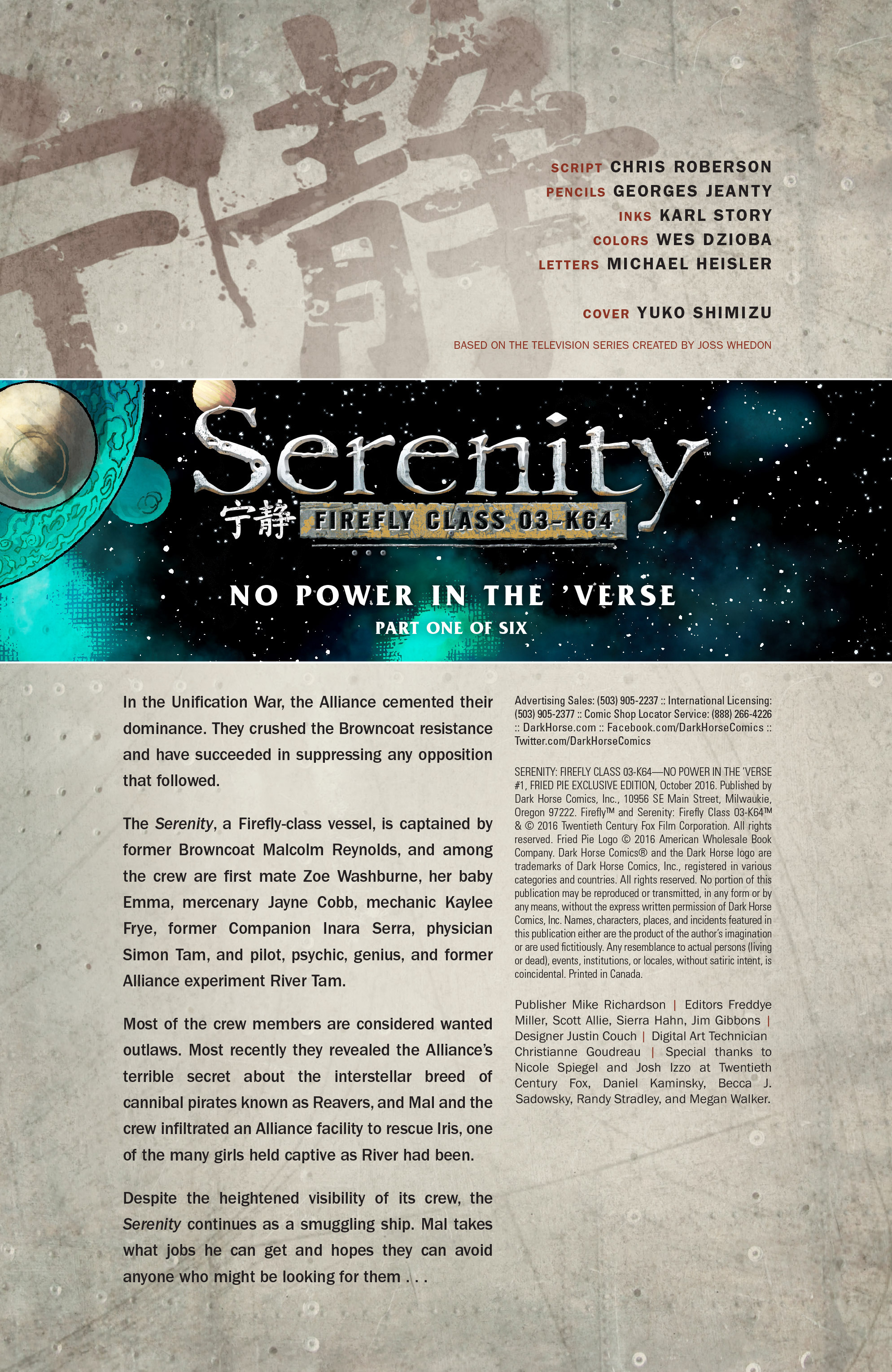 Read online Serenity: Firefly Class 03-K64 – No Power in the 'Verse comic -  Issue #1 - 10