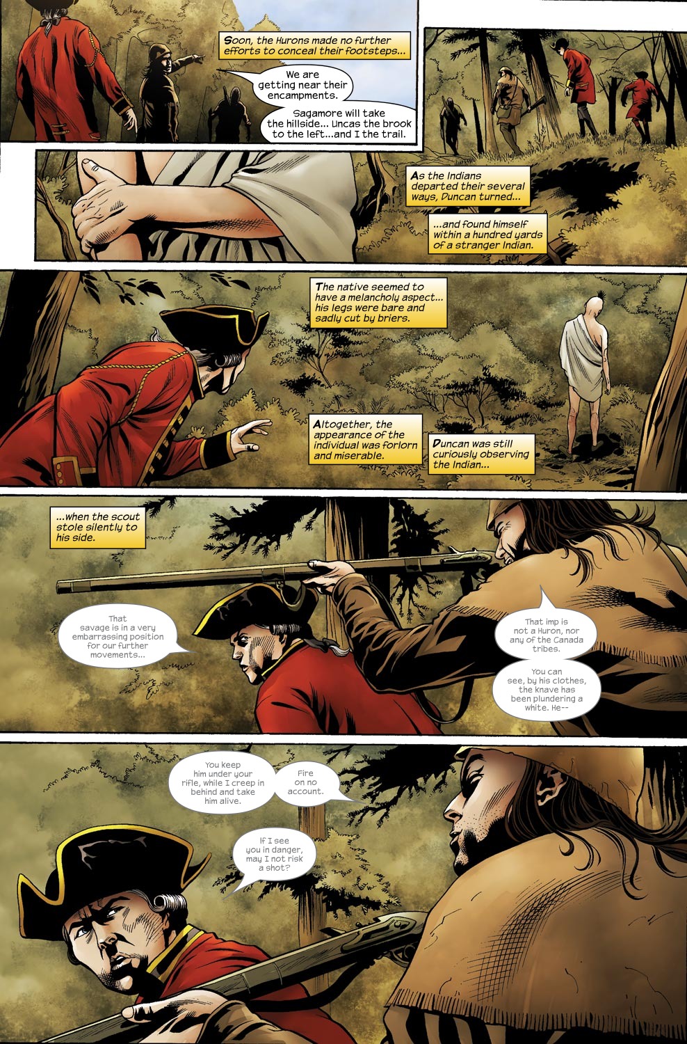 Read online The Last of the Mohicans comic -  Issue #4 - 8