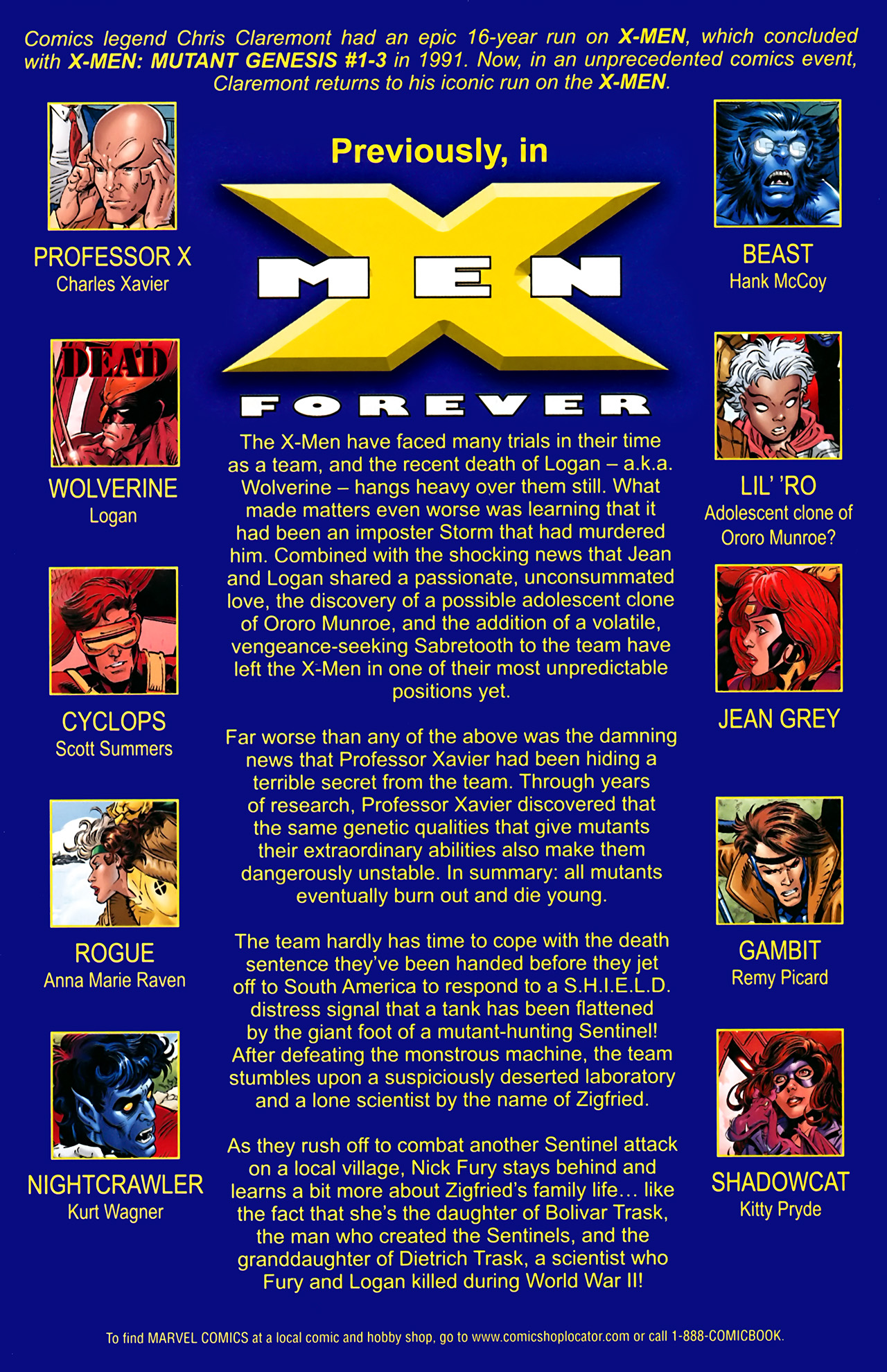 Read online X-Men Forever (2009) comic -  Issue #9 - 2