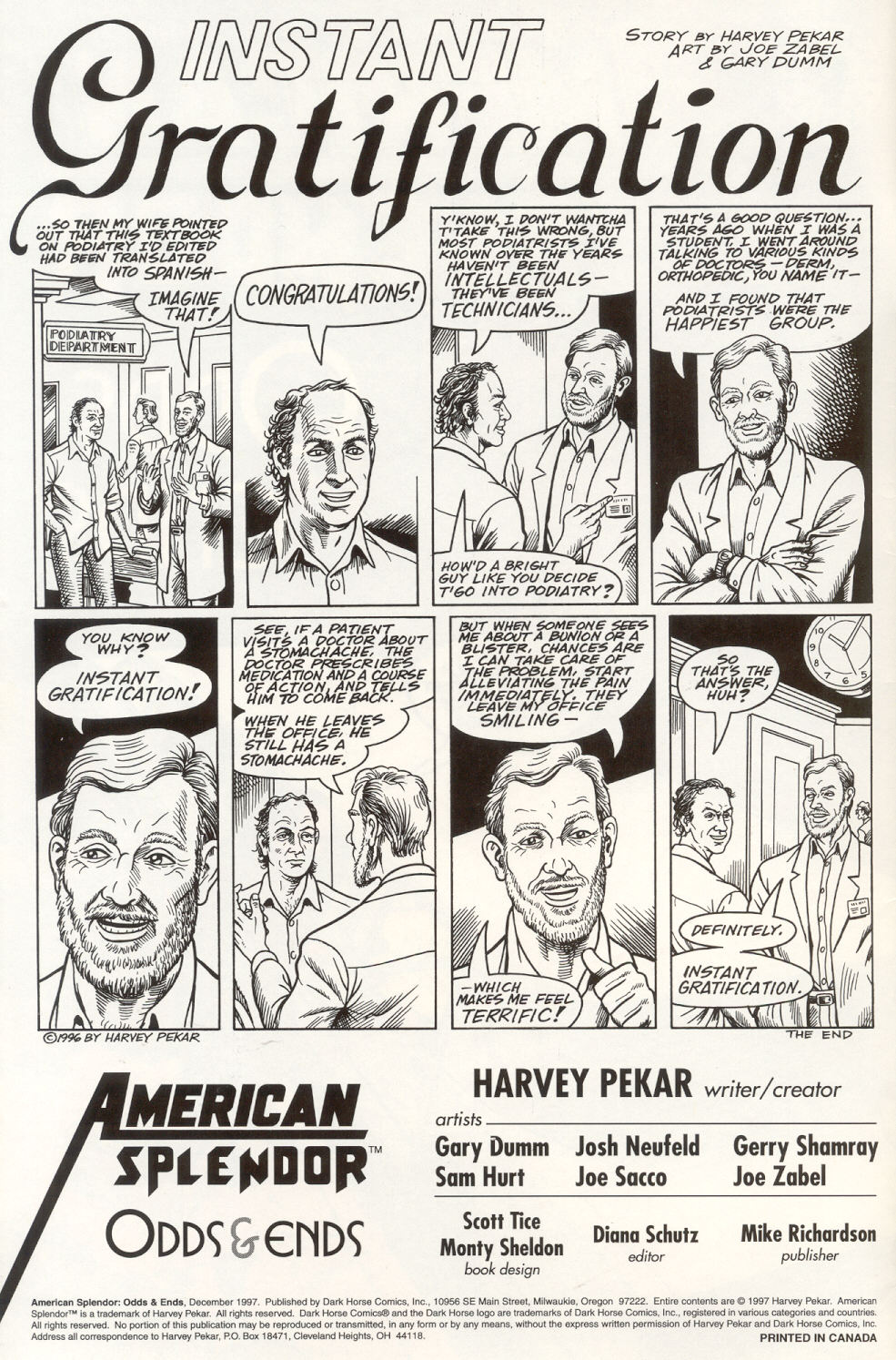 Read online American Splendor: Odds & Ends comic -  Issue # Full - 3