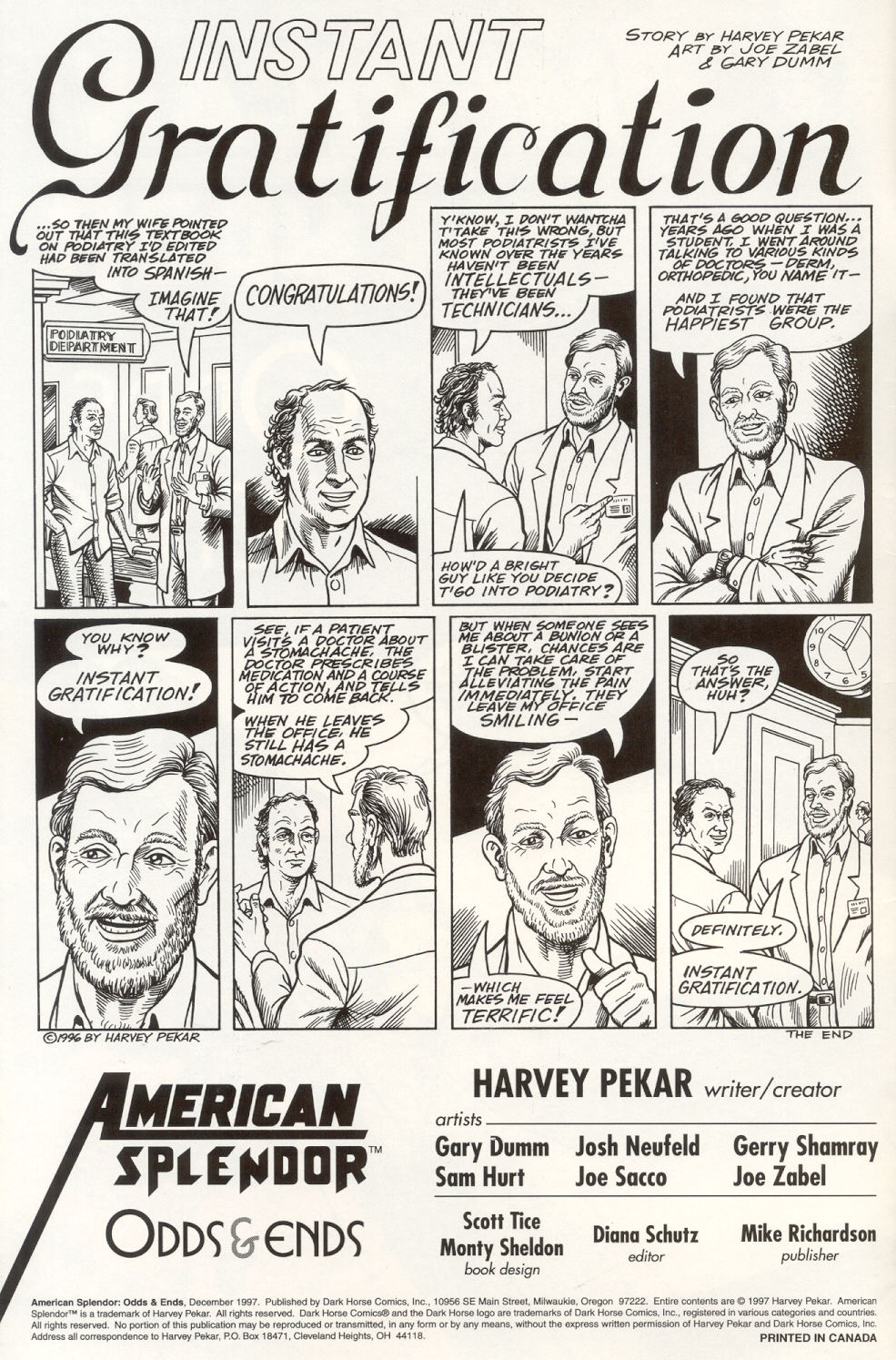 American Splendor: Odds & Ends issue Full - Page 3