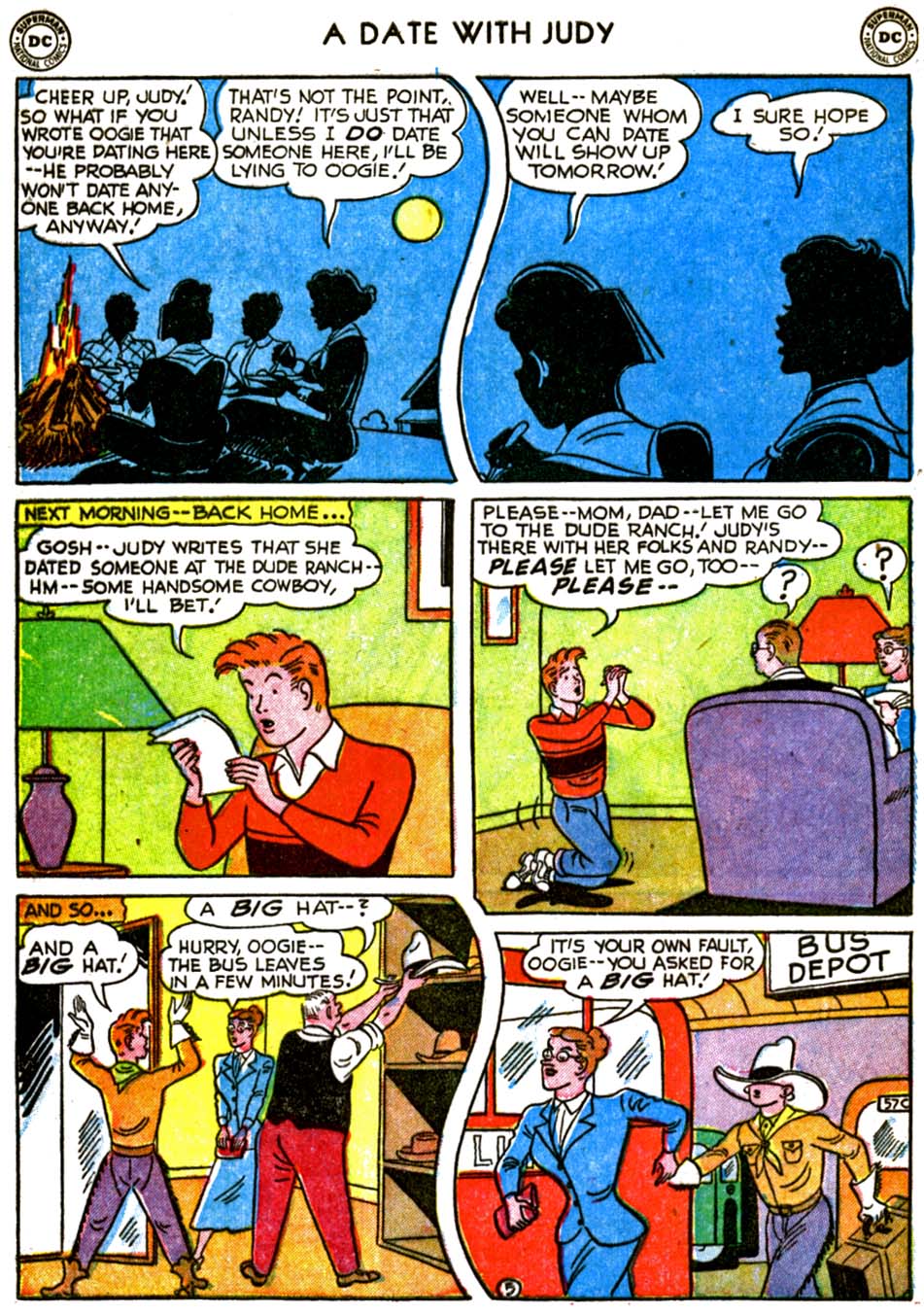 Read online A Date with Judy comic -  Issue #29 - 38