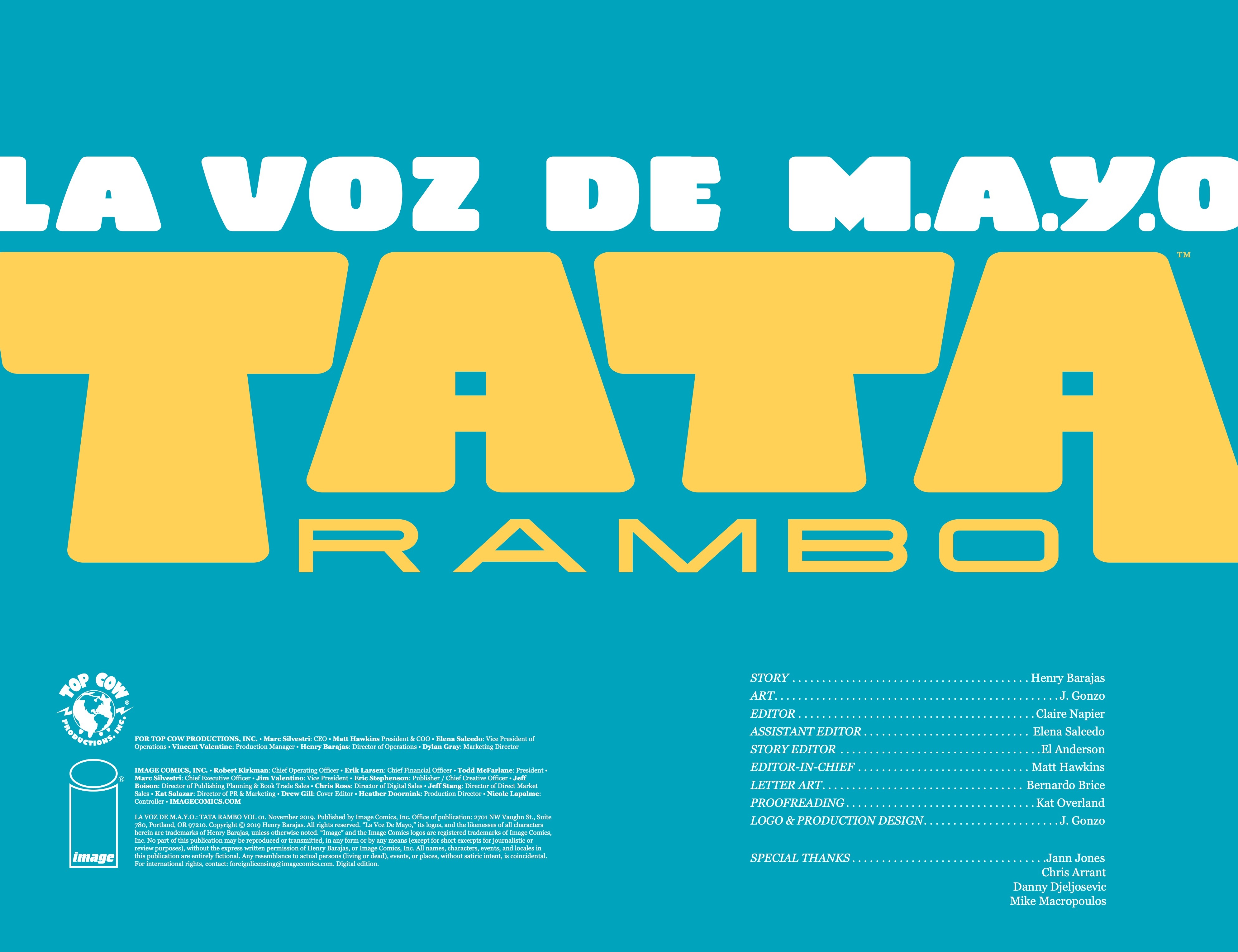Read online La Voz De M.A.Y.O.: Tata Rambo comic -  Issue # TPB 1 - 4