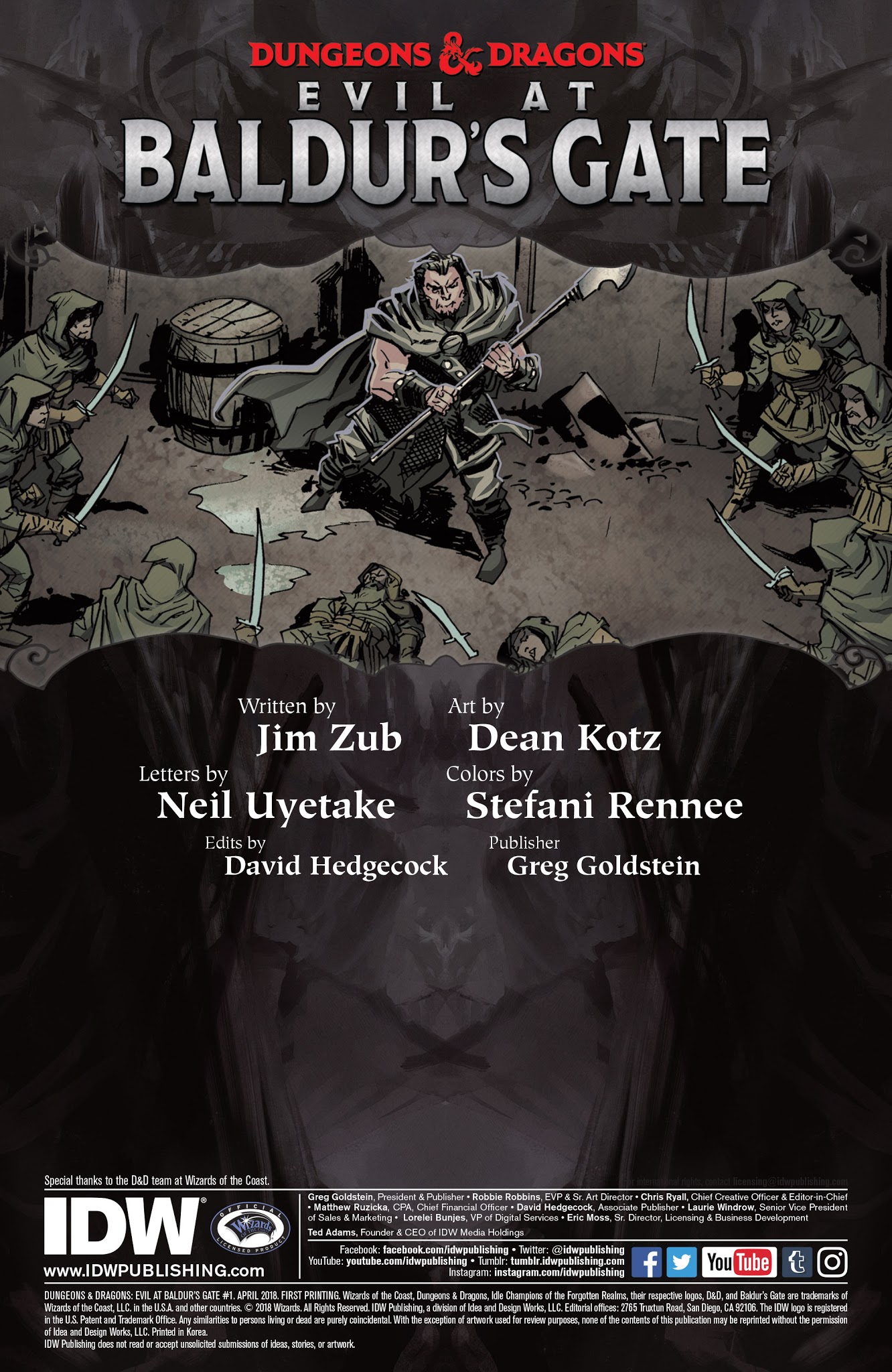Read online Dungeons & Dragons: Evil At Baldur's Gate comic -  Issue #1 - 2