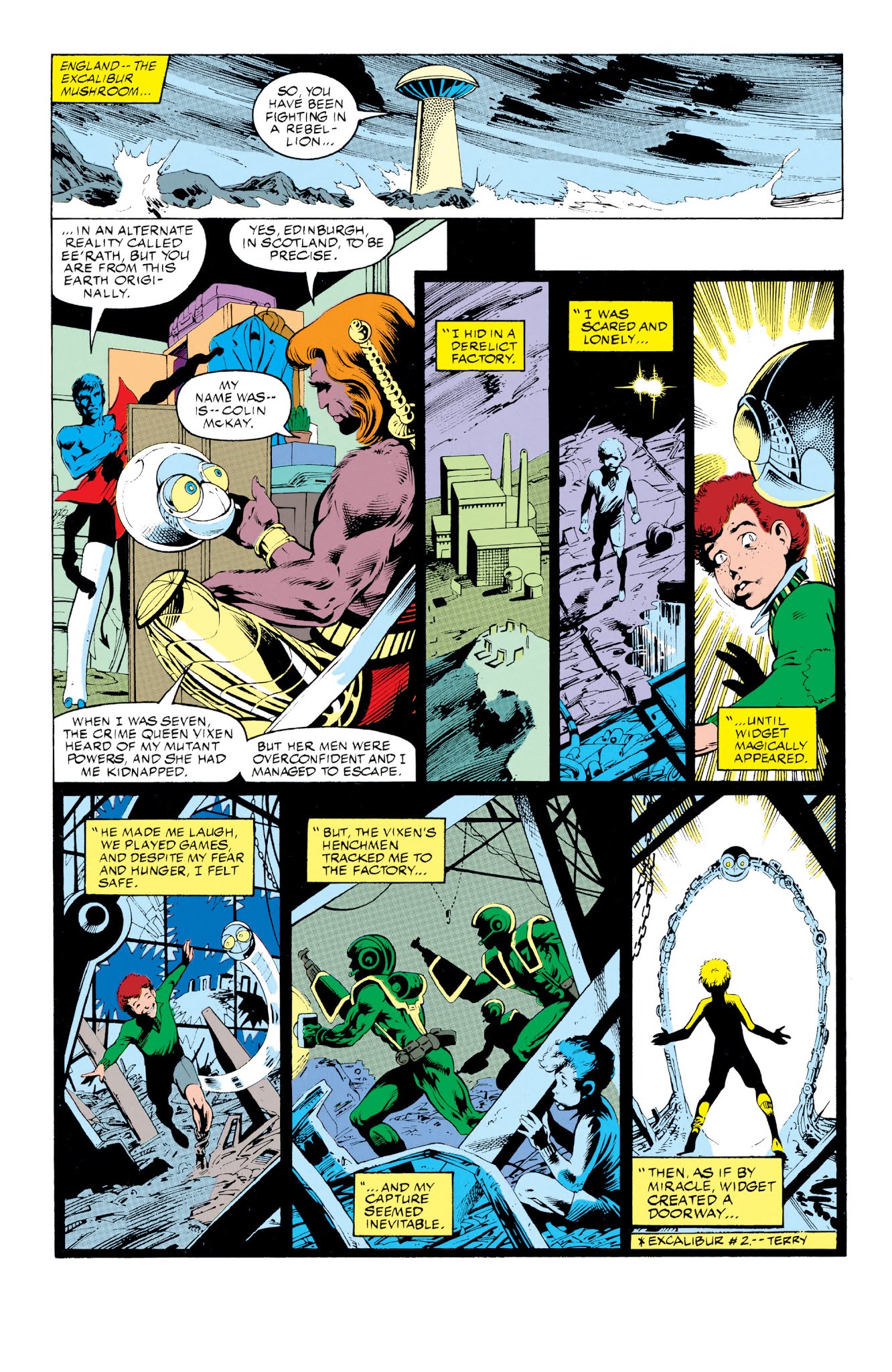 Read online Excalibur Visionaries: Alan Davis comic -  Issue # TPB 1 (Part 2) - 8