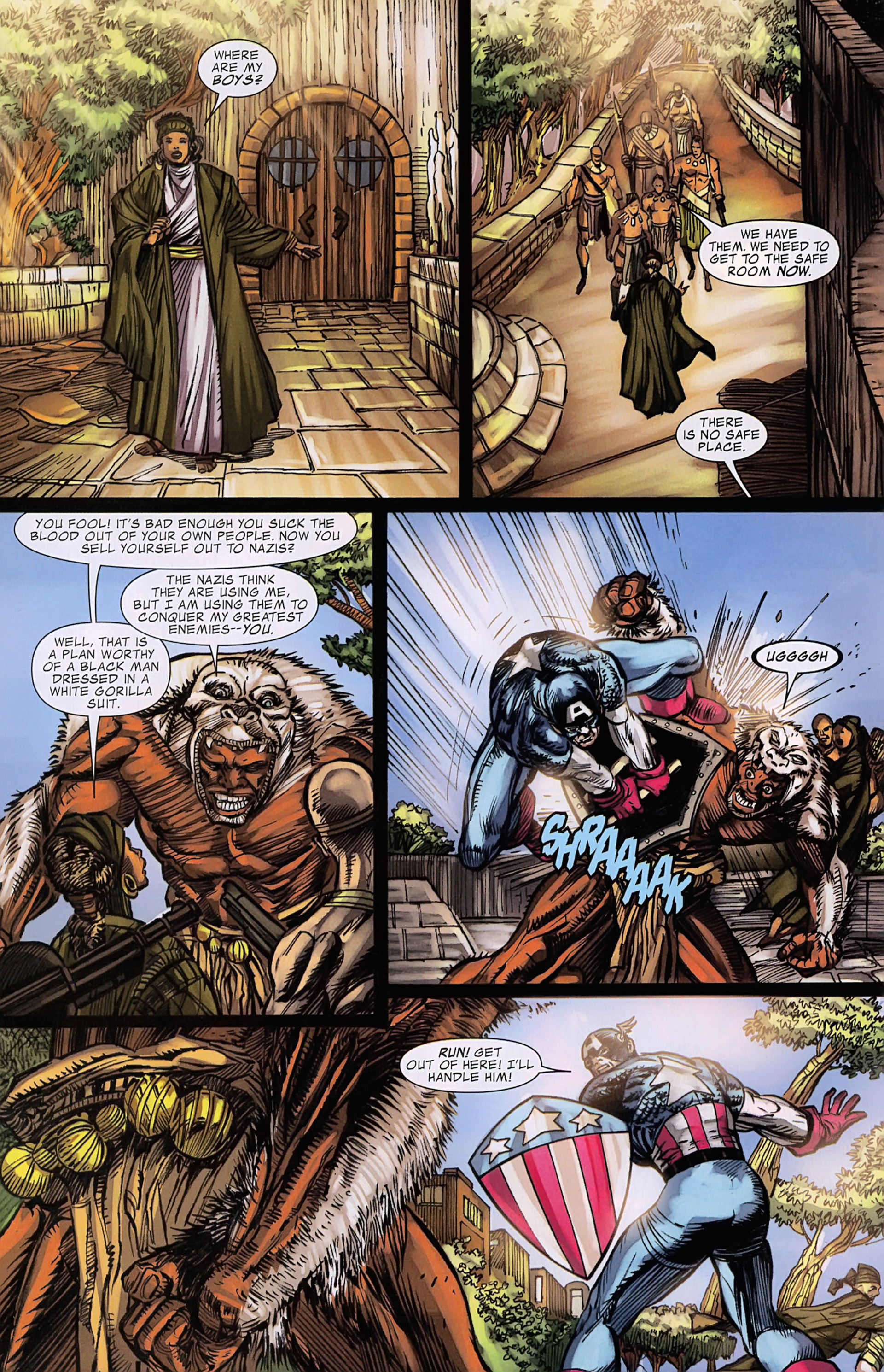 Read online Black Panther/Captain America: Flags Of Our Fathers comic -  Issue #3 - 17