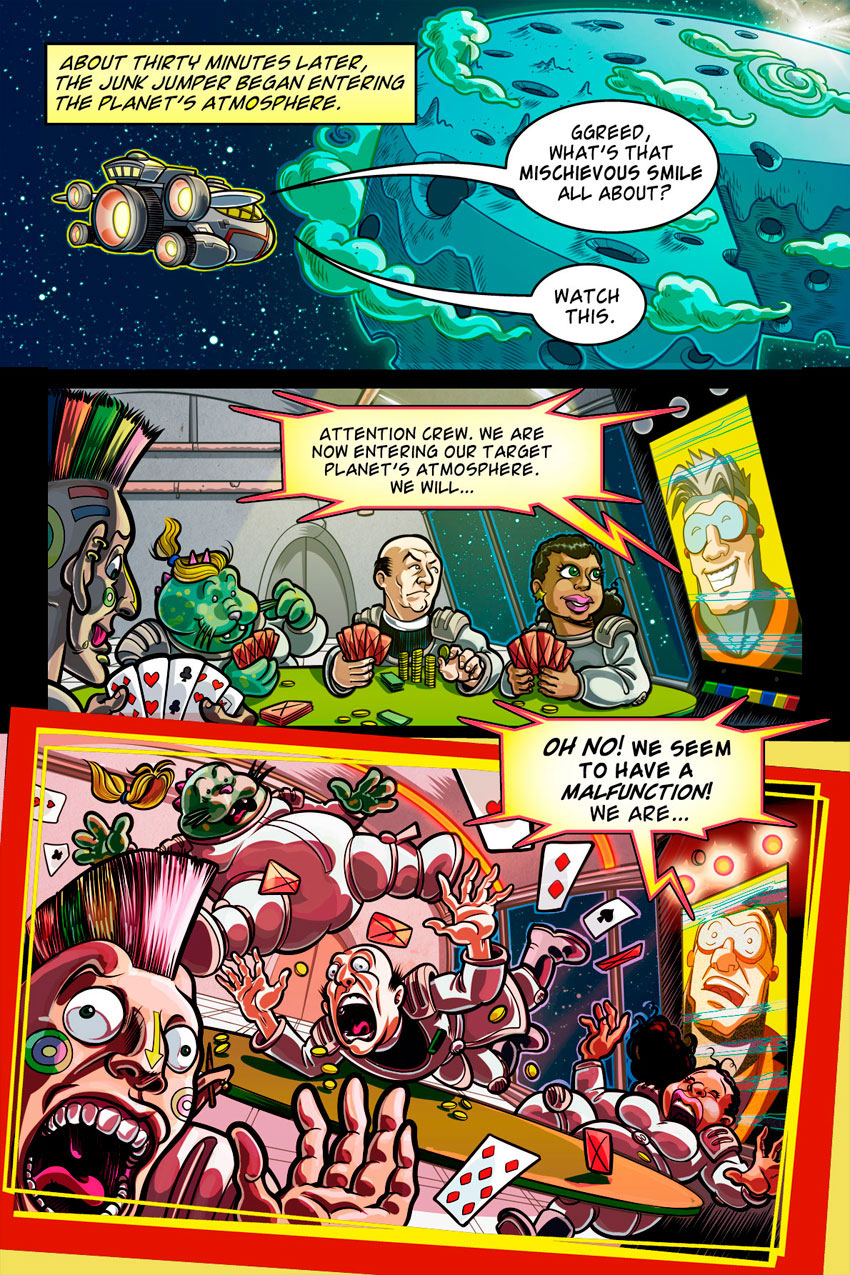 Read online Space Junkies comic -  Issue #1 - 12