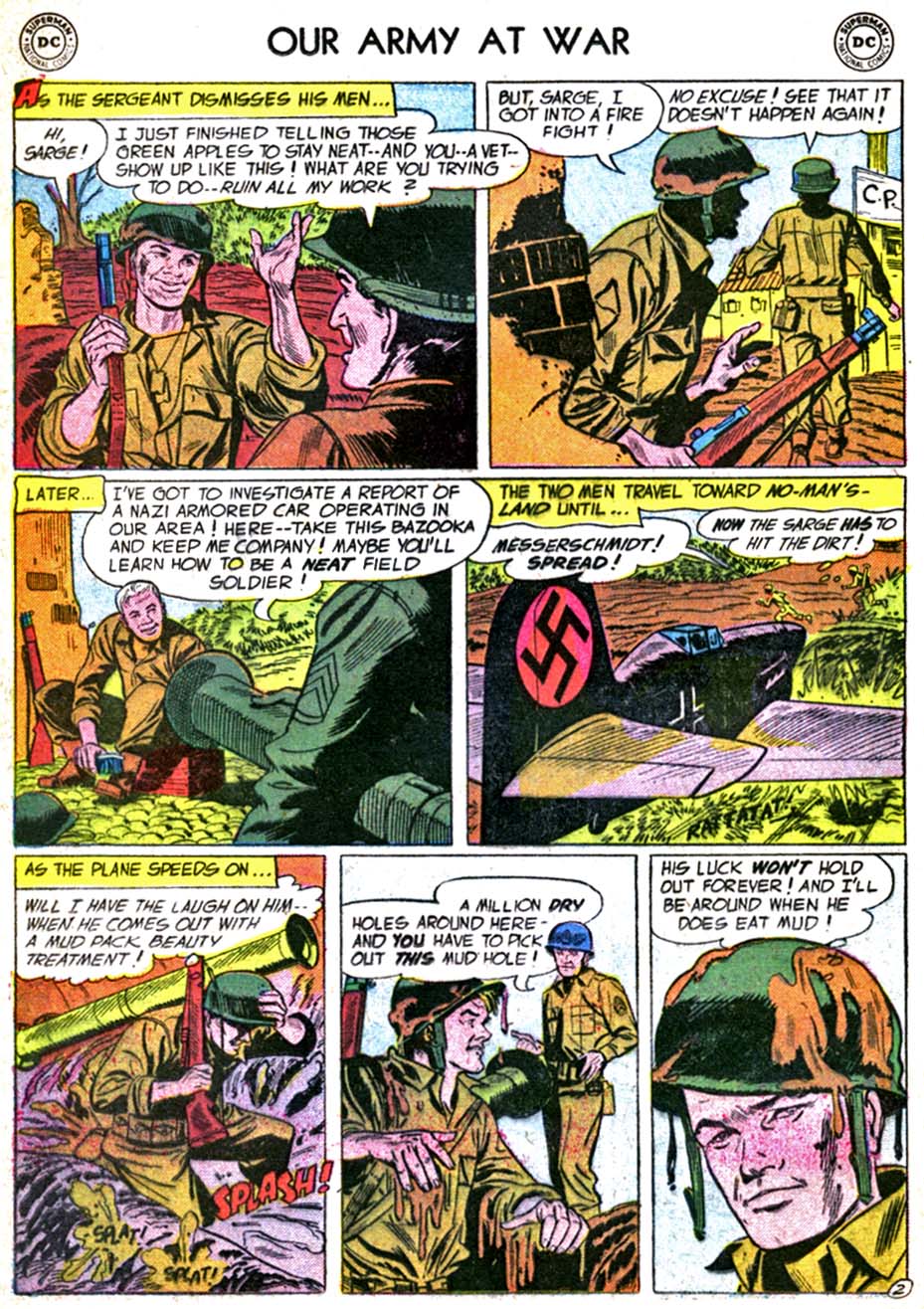 Read online Our Army at War (1952) comic -  Issue #39 - 20