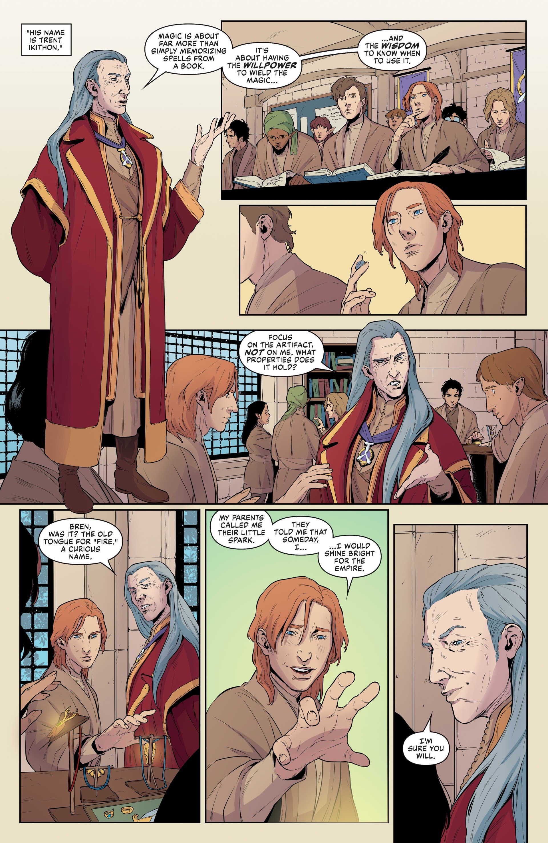 Read online Critical Role: The Mighty Nein Origins: Caleb Widogast comic -  Issue # TPB - 16