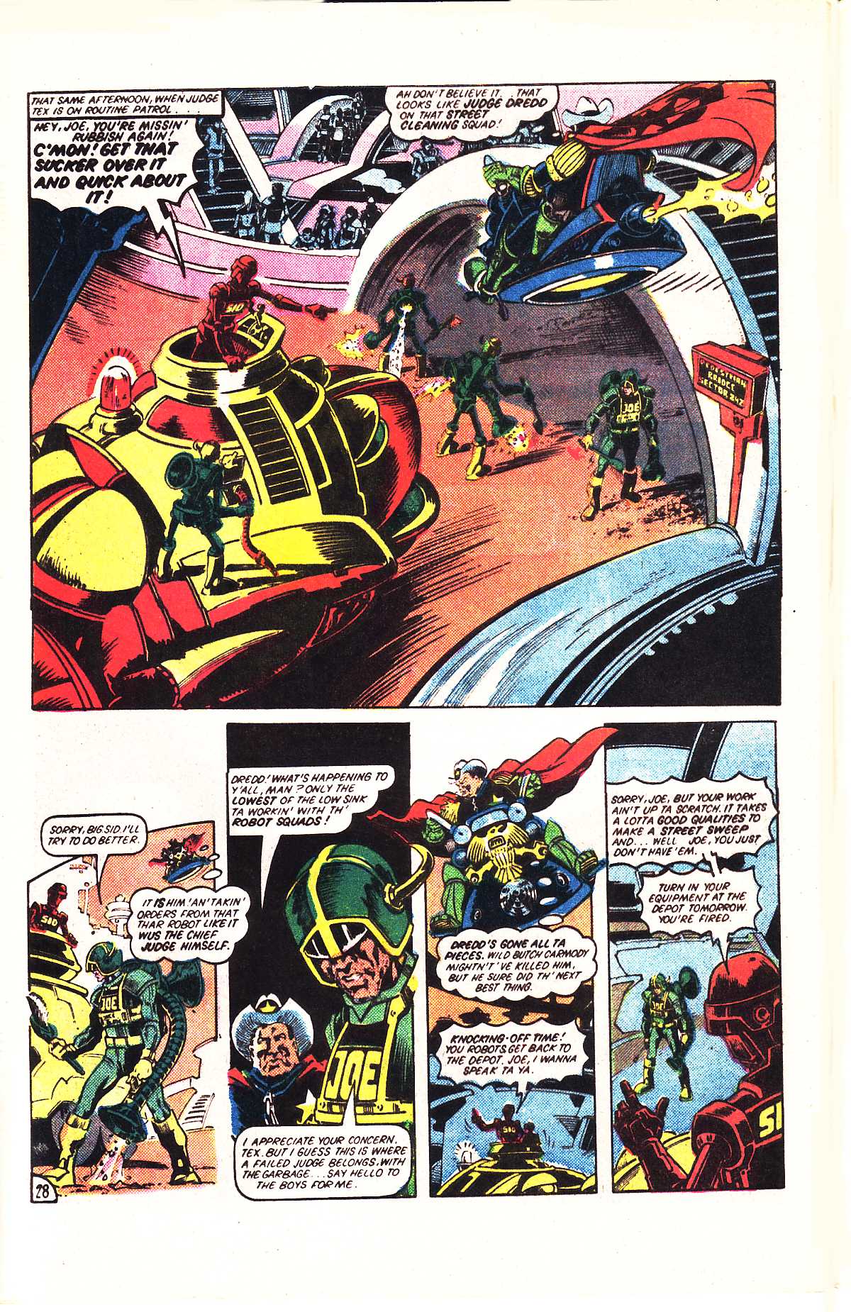 Read online Judge Dredd: The Early Cases comic -  Issue #5 - 30