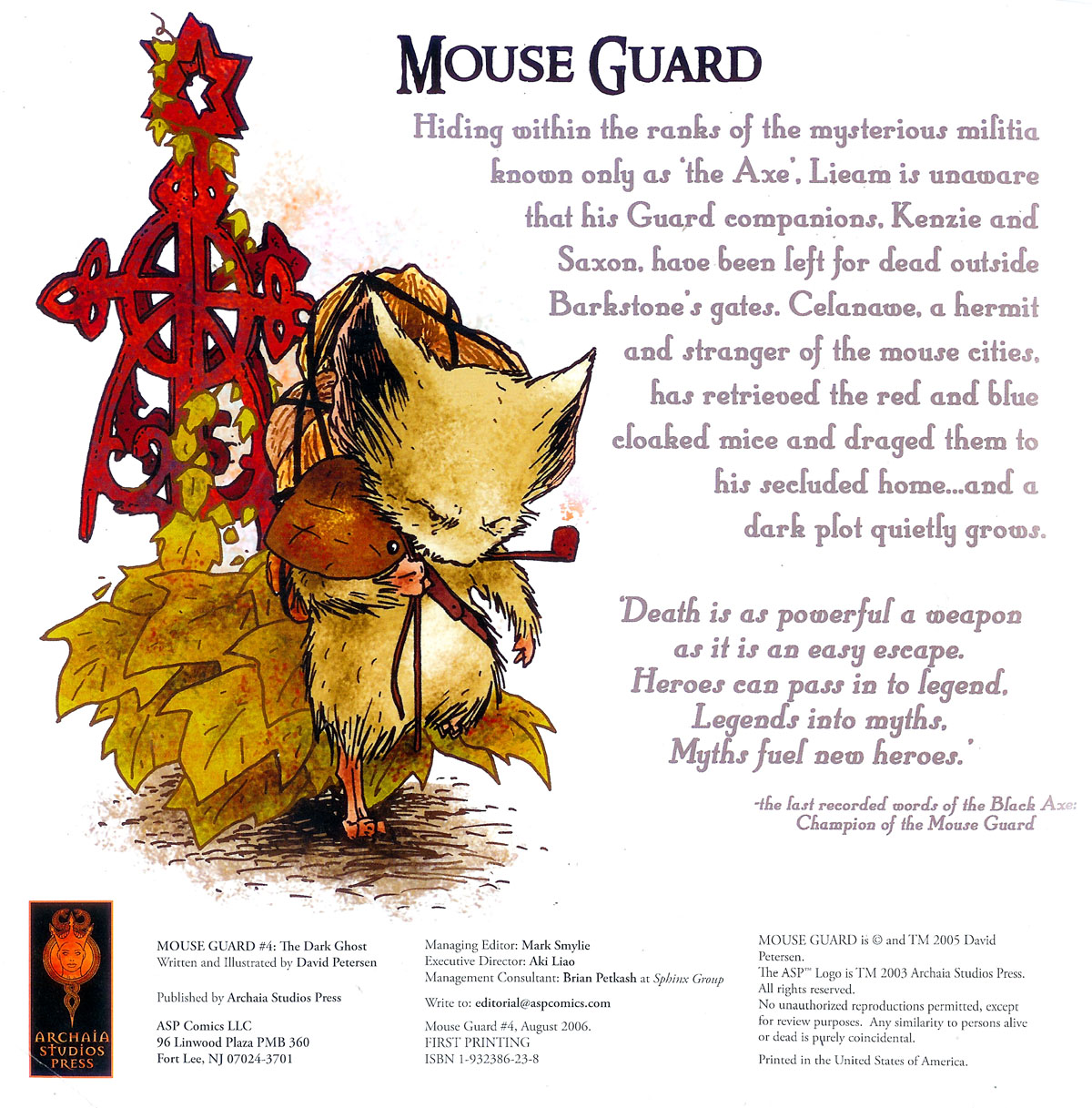 Read online Mouse Guard comic -  Issue #4 - 2
