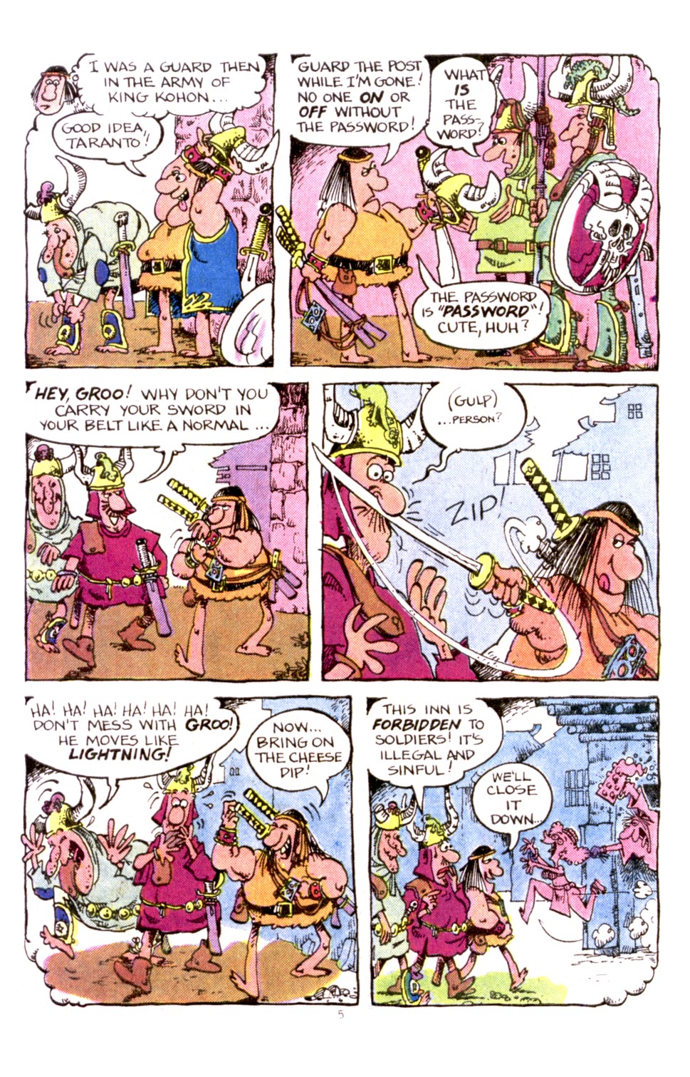 Read online Groo the Wanderer comic -  Issue #1 - 5