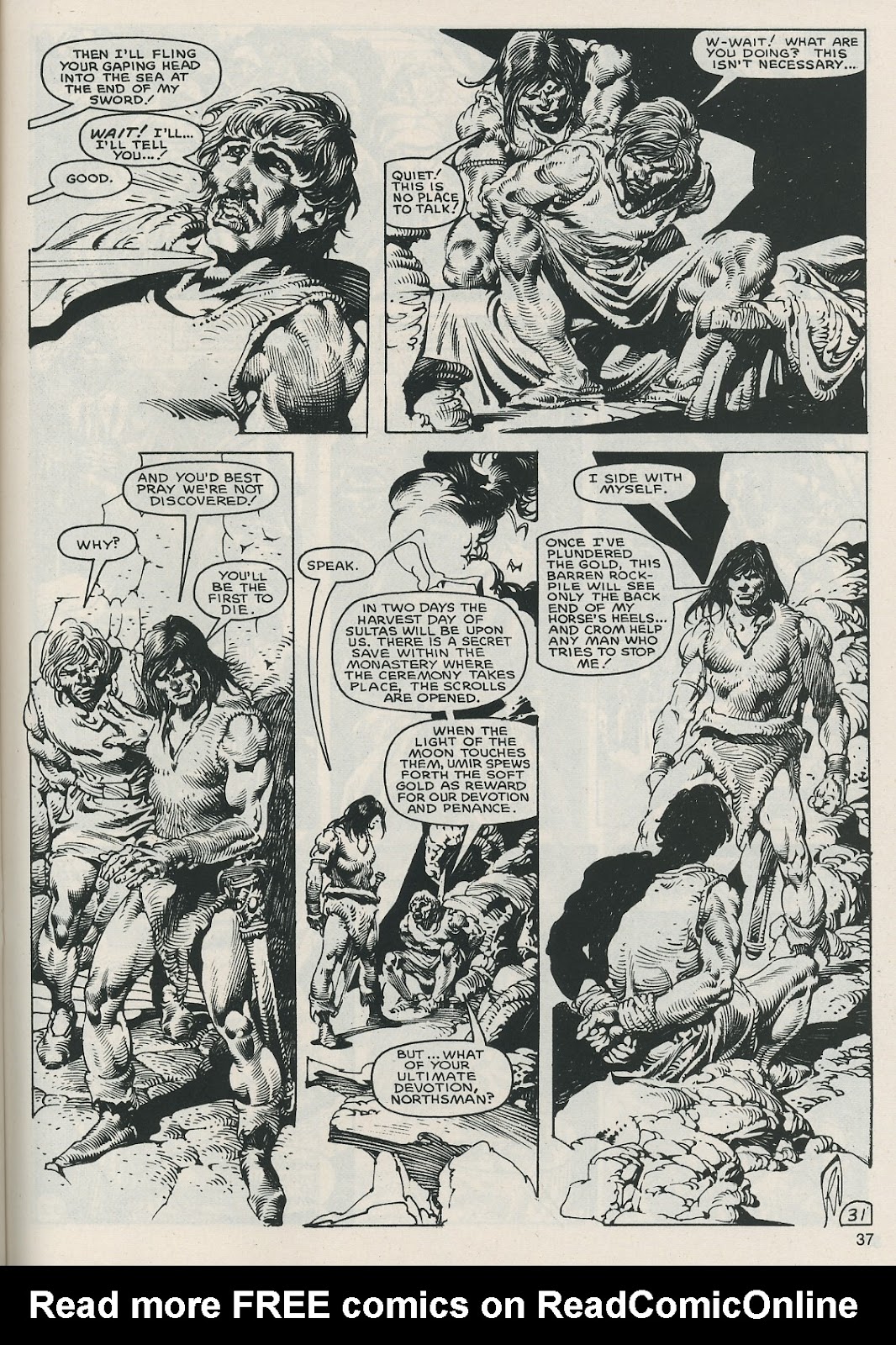 The Savage Sword Of Conan issue 121 - Page 37