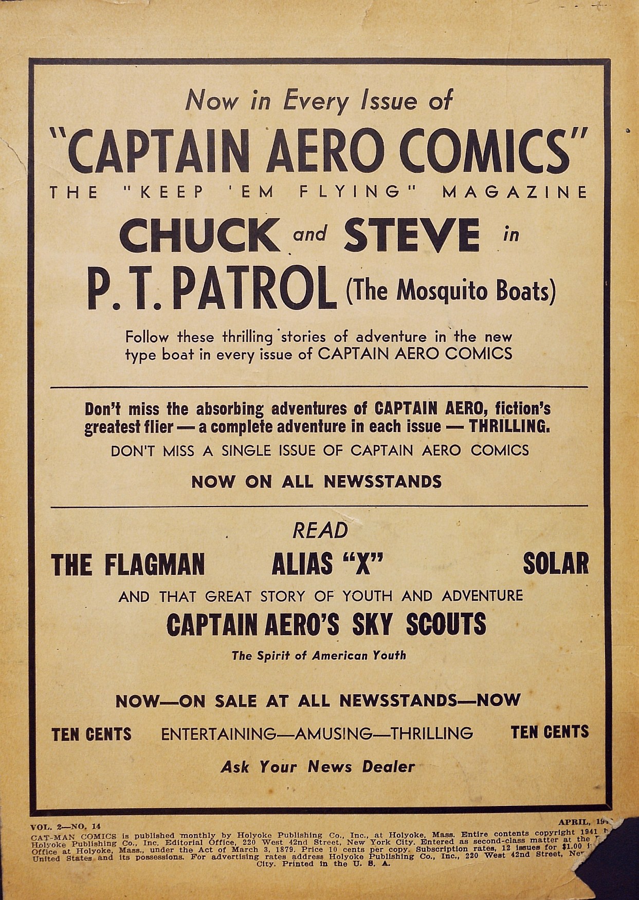 Read online Cat-Man Comics comic -  Issue #9 - 2