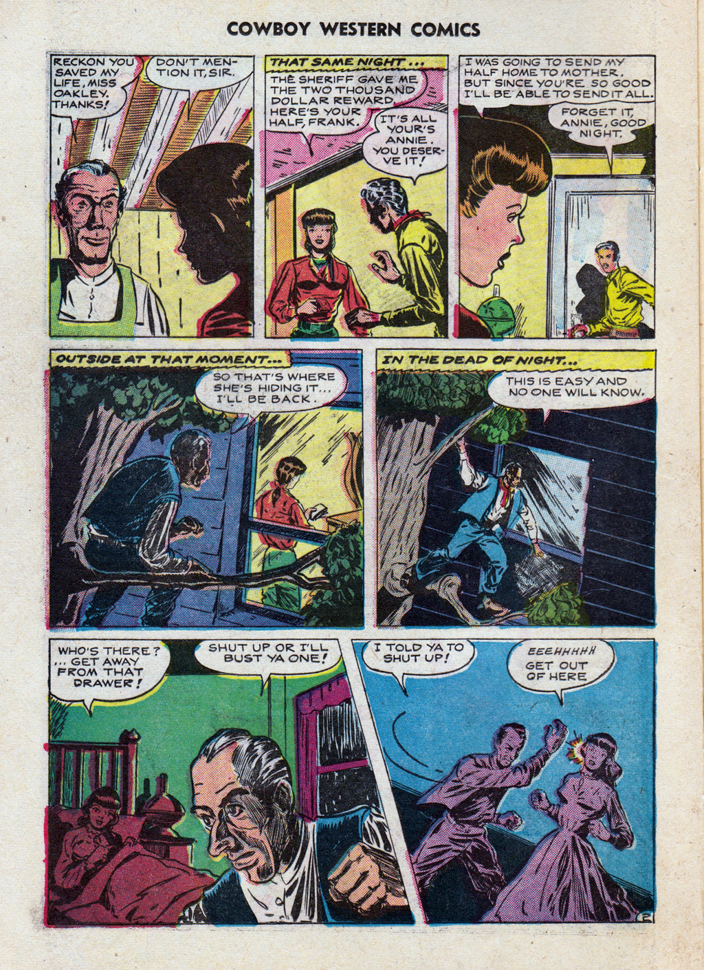 Read online Cowboy Western Comics (1948) comic -  Issue #23 - 4