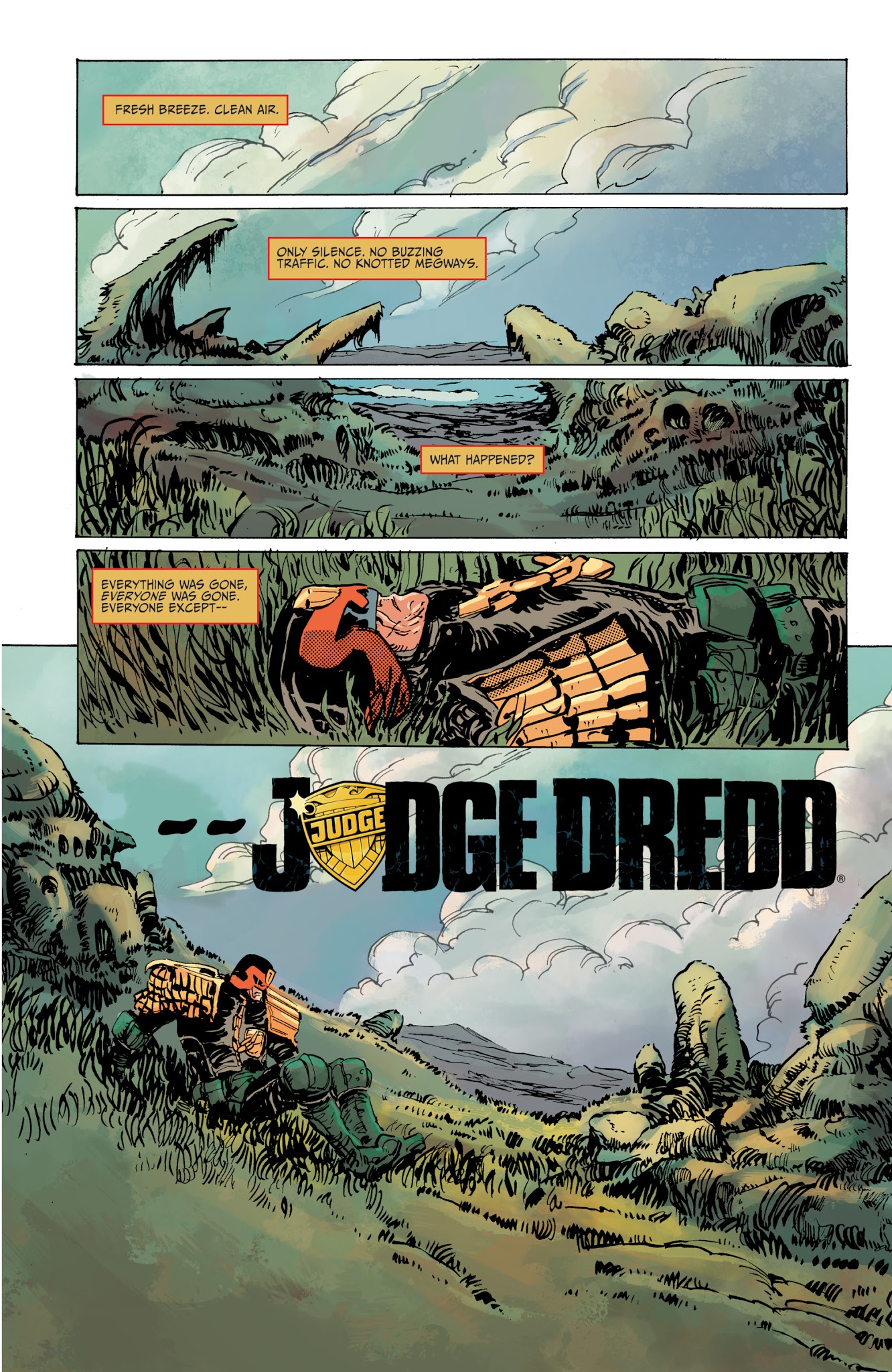 Read online Judge Dredd: The Blessed Earth comic -  Issue #4 - 32