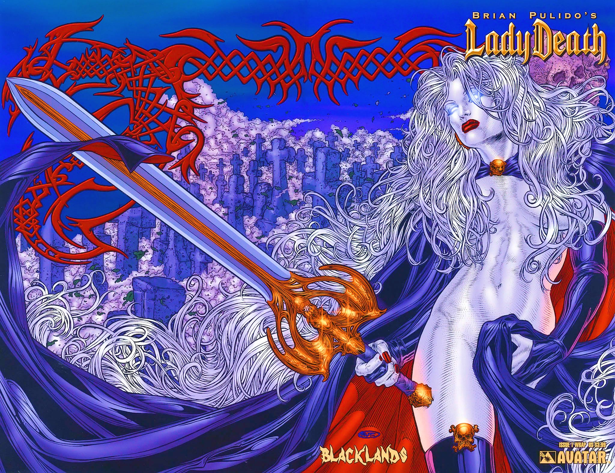 Read online Brian Pulido's Lady Death: Blacklands comic -  Issue #1 - 1