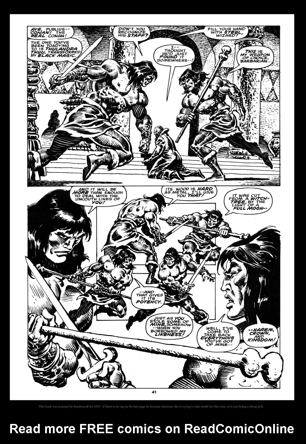 Read online The Savage Sword Of Conan comic -  Issue #214 - 41