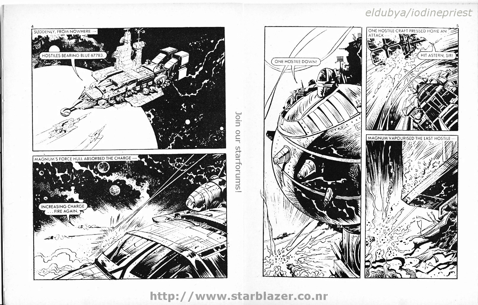 Read online Starblazer comic -  Issue #84 - 4