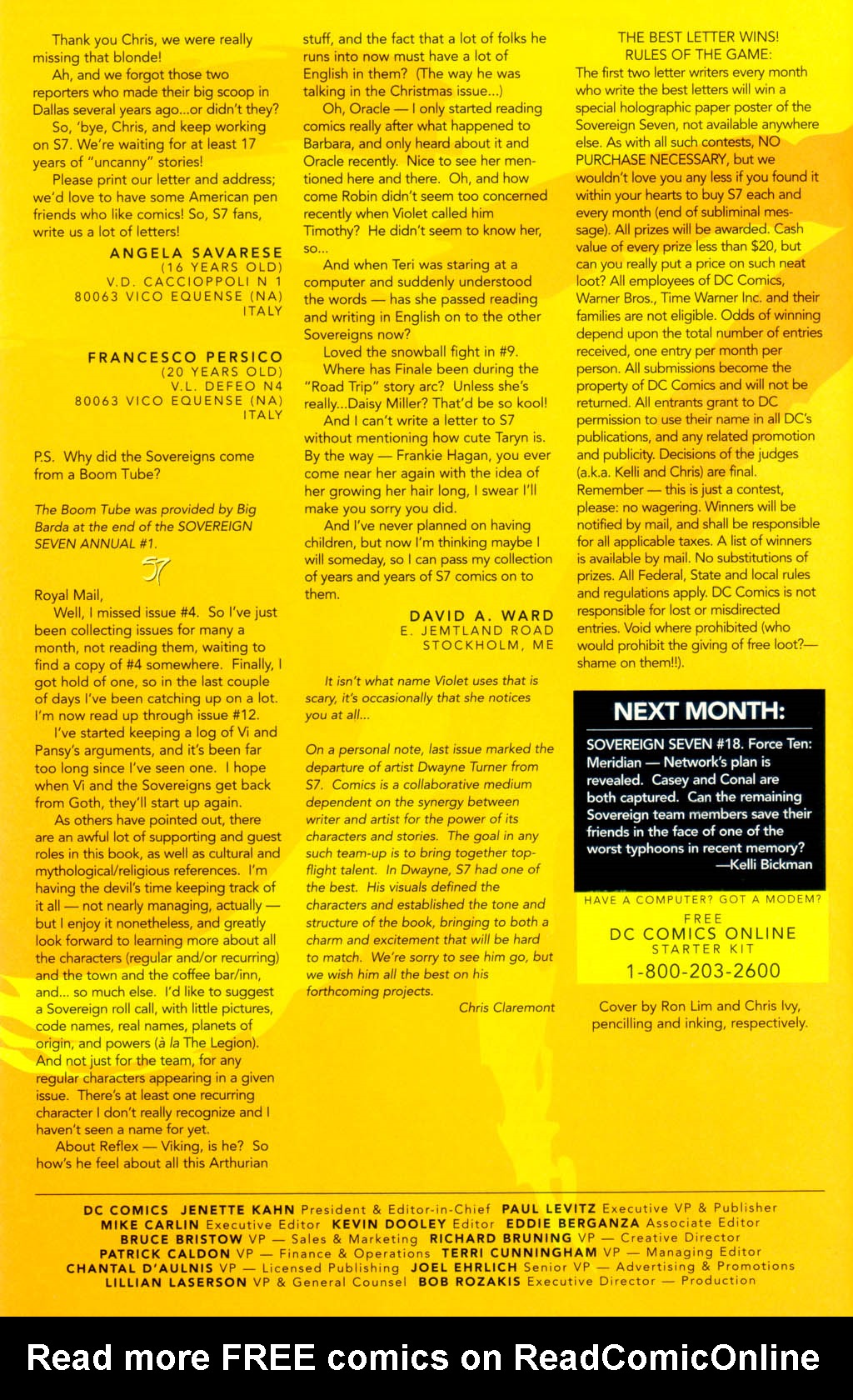 Read online Sovereign Seven comic -  Issue #17 - 23