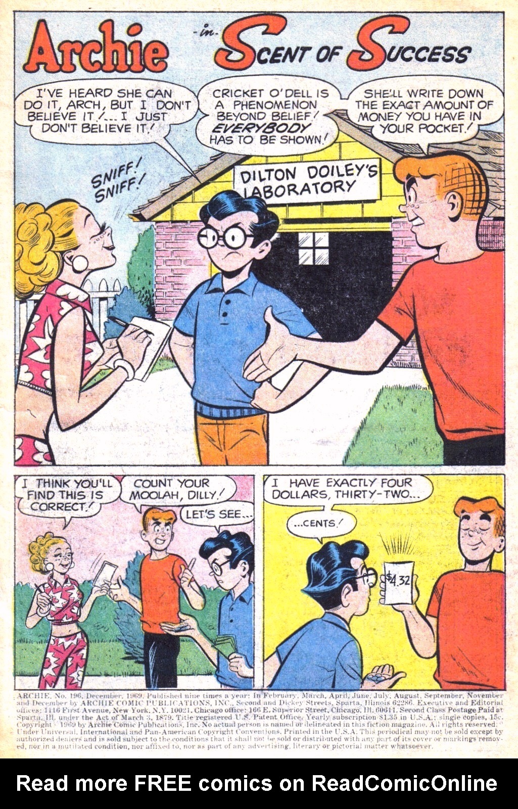 Read online Archie (1960) comic -  Issue #196 - 3