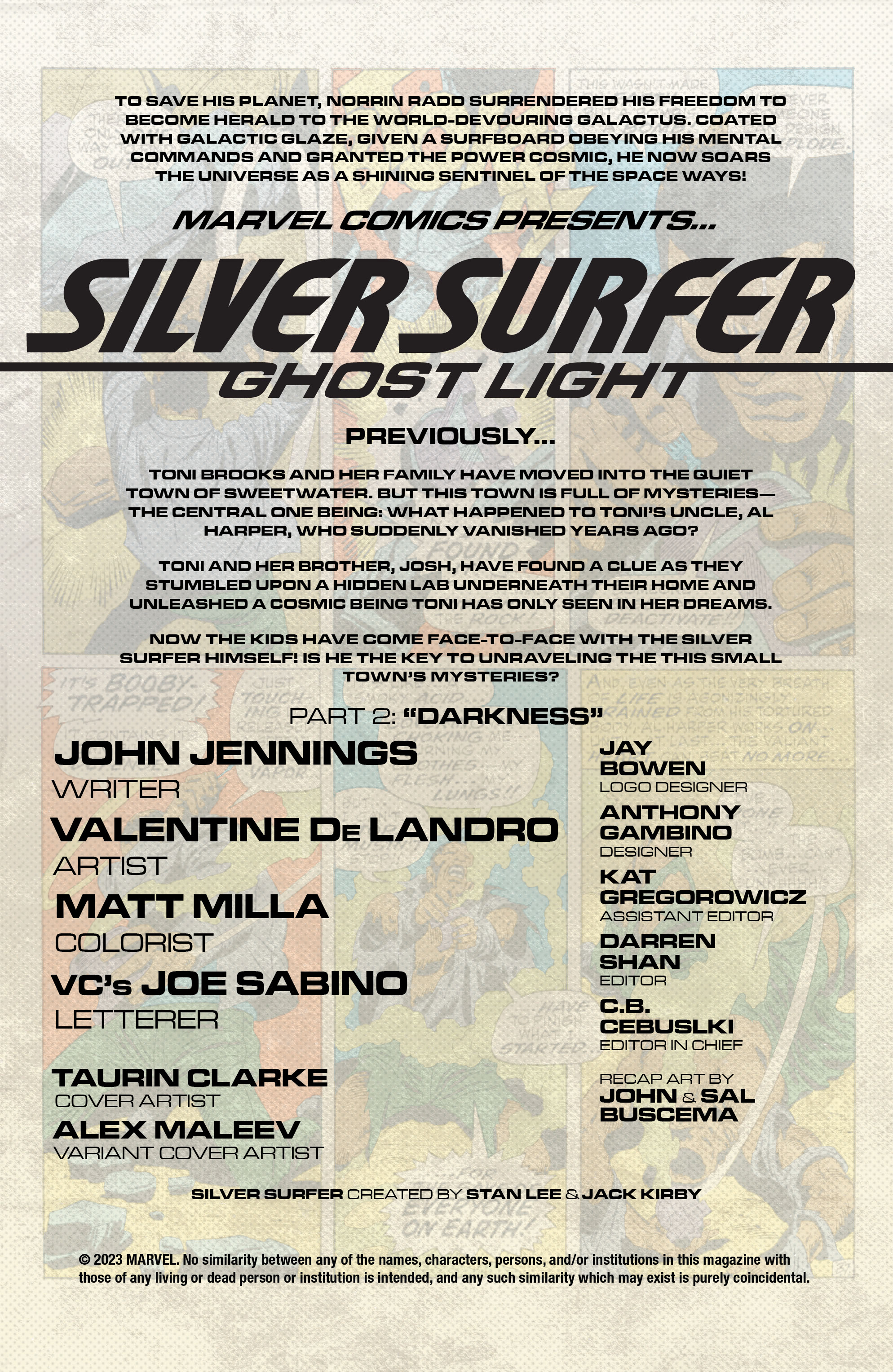 Read online Silver Surfer: Ghost Light comic -  Issue #2 - 2