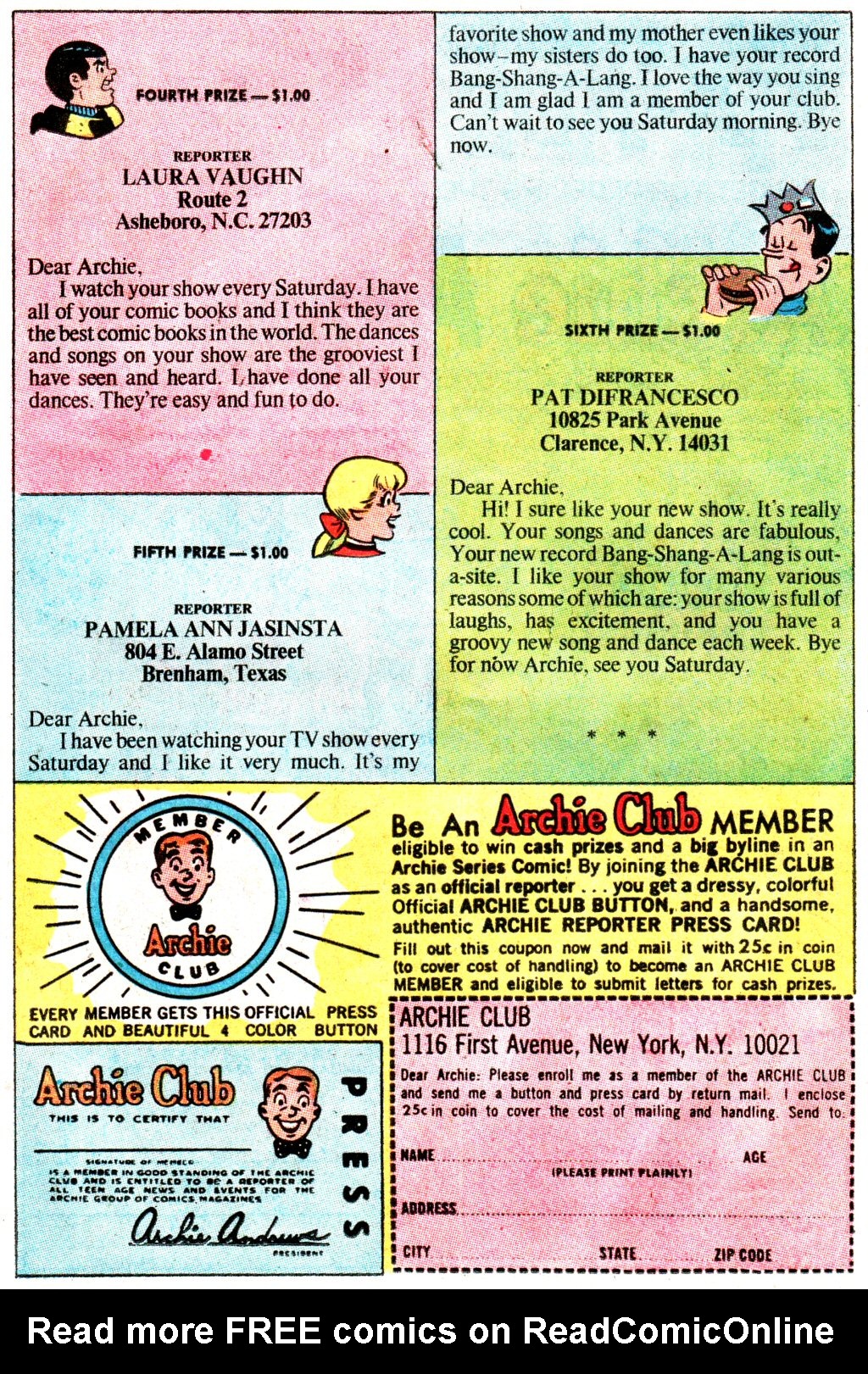 Read online Archie (1960) comic -  Issue #192 - 11