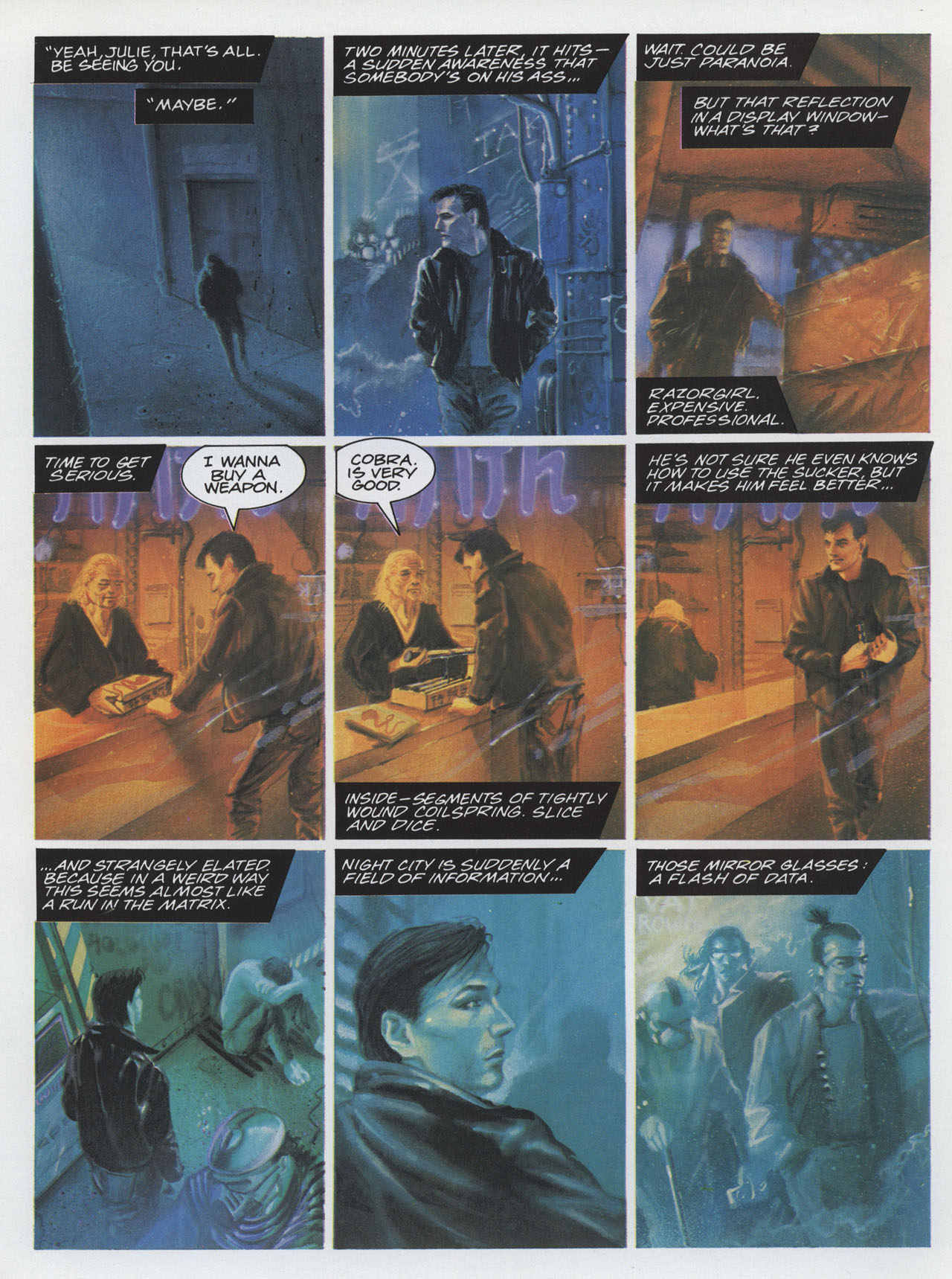 Read online Marvel Graphic Novel comic -  Issue #52 - Neuromancer - 15