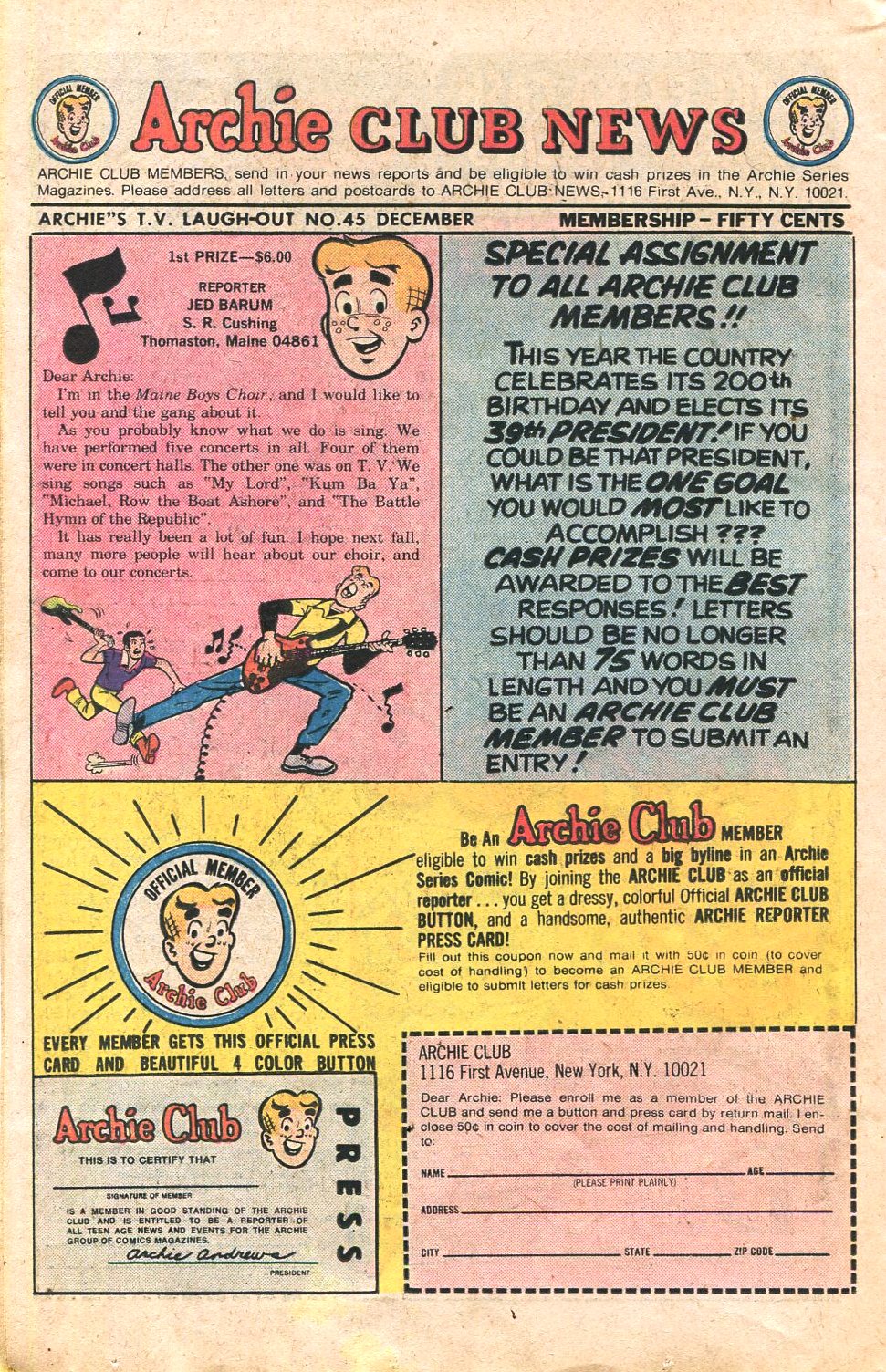 Read online Archie's TV Laugh-Out comic -  Issue #45 - 26