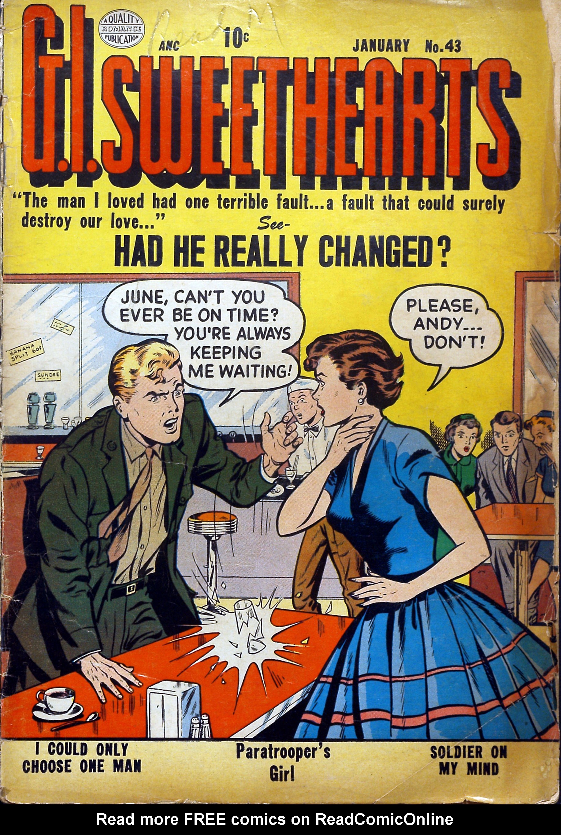 Read online G.I. Sweethearts comic -  Issue #43 - 1