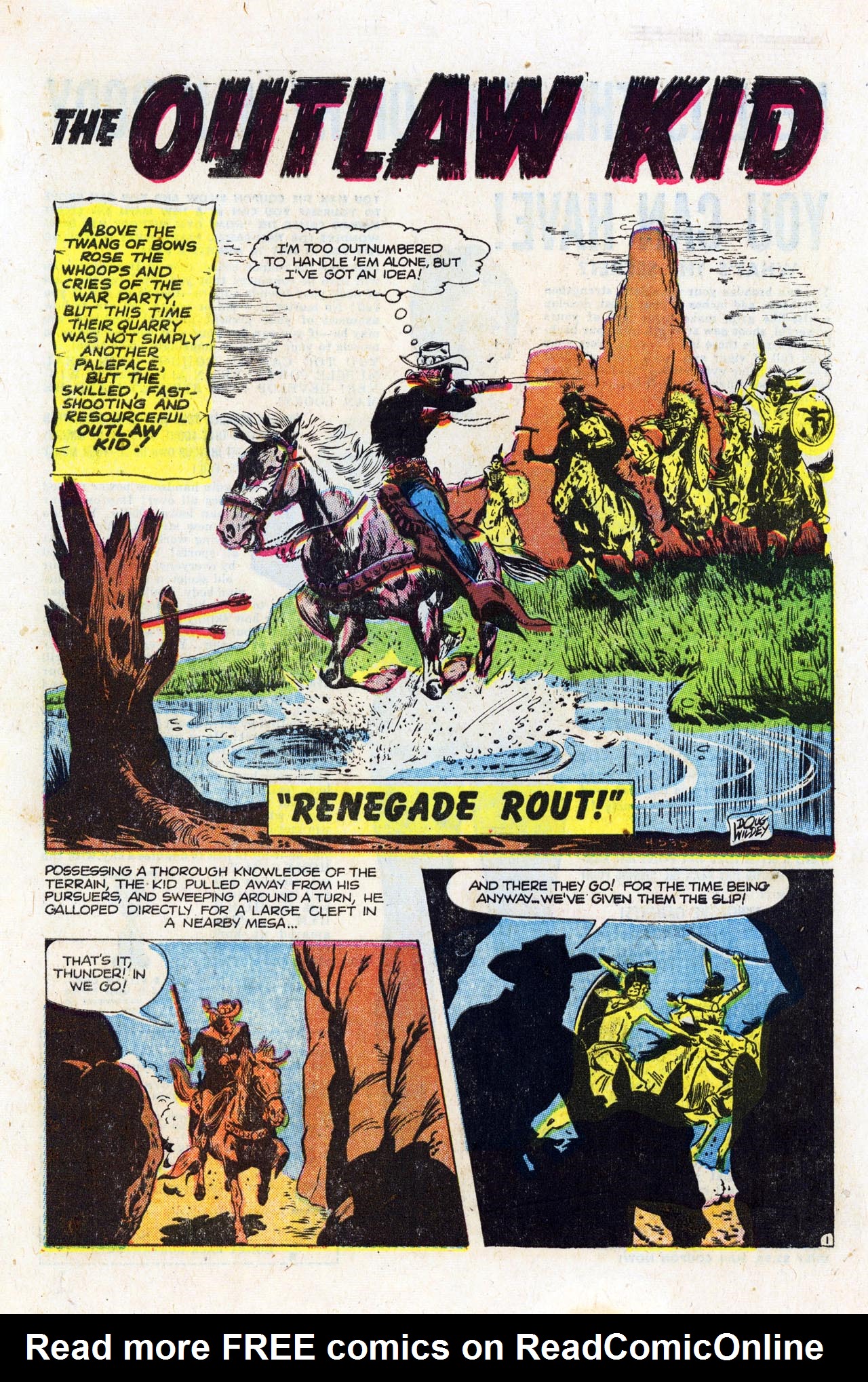 Read online The Outlaw Kid (1954) comic -  Issue #10 - 10