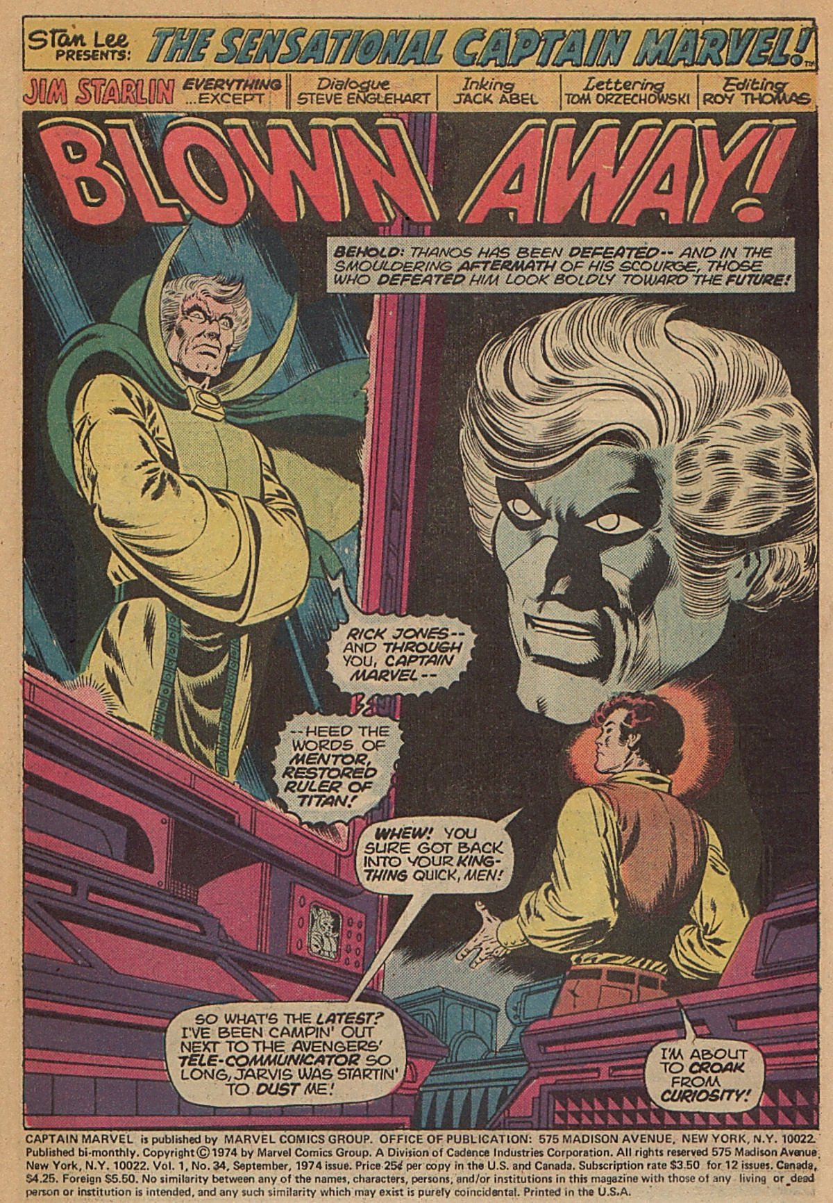 Captain Marvel (1968) Issue #34 #34 - English 2