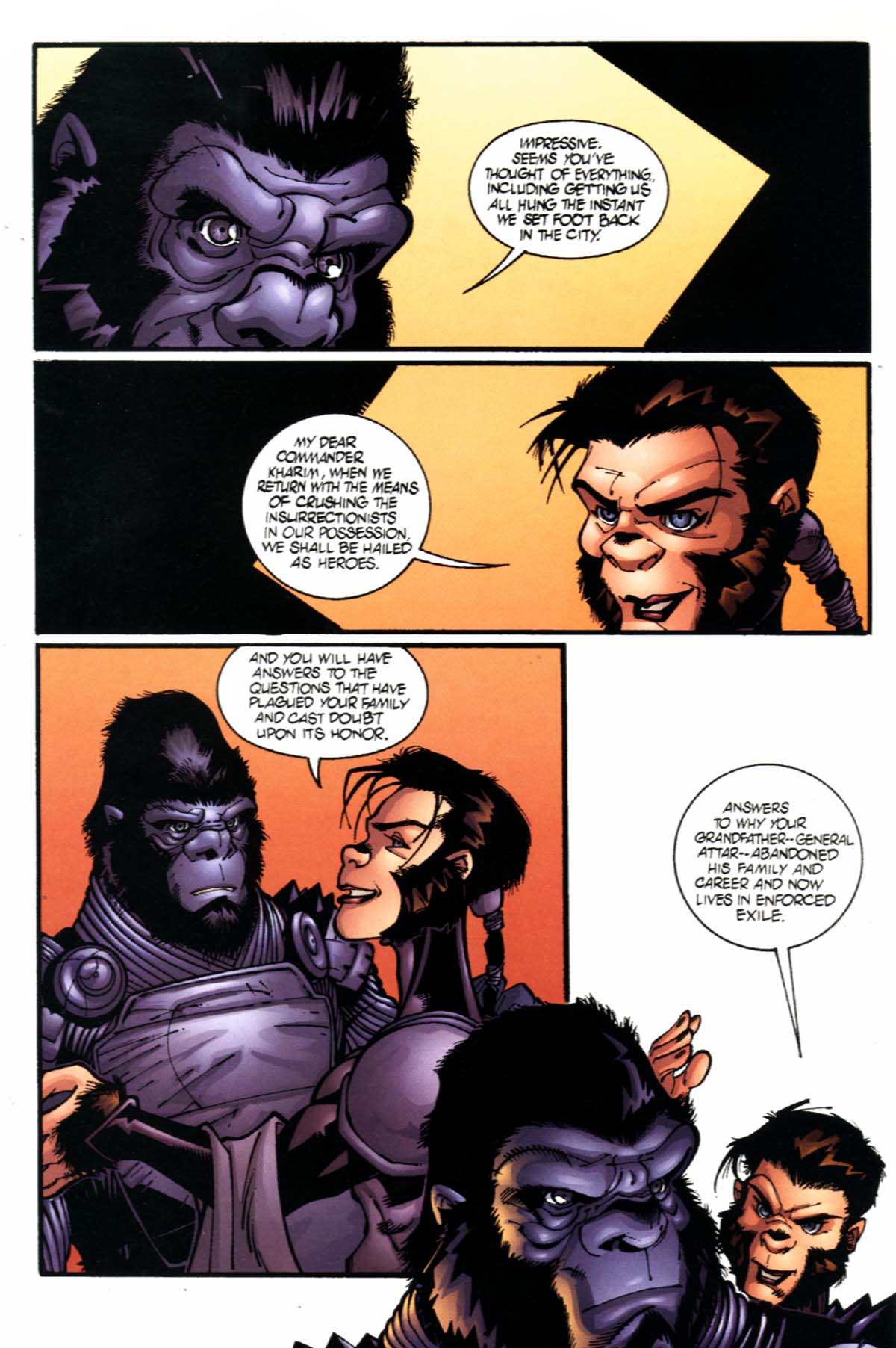 Read online Planet of the Apes: The Human War comic -  Issue #2 - 12