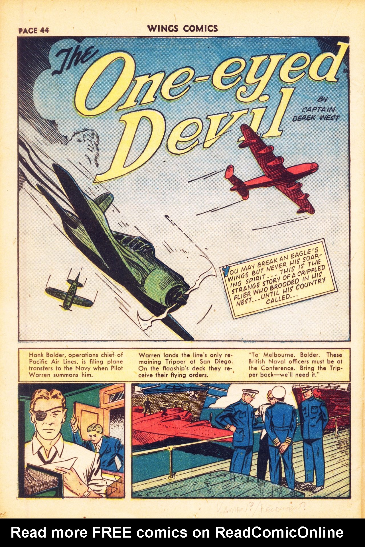 Read online Wings Comics comic -  Issue #20 - 46