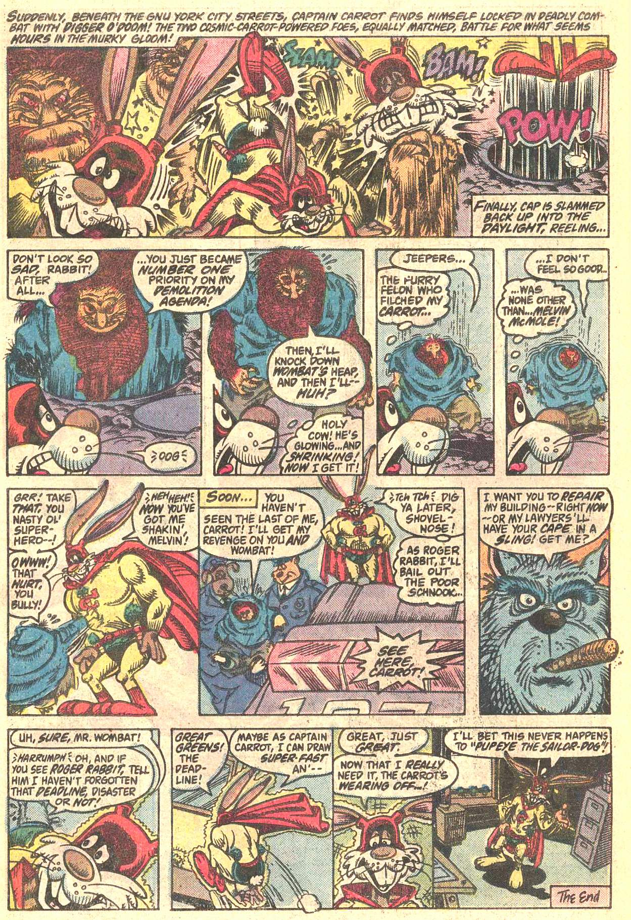Read online Captain Carrot and His Amazing Zoo Crew! comic -  Issue #6 - 27