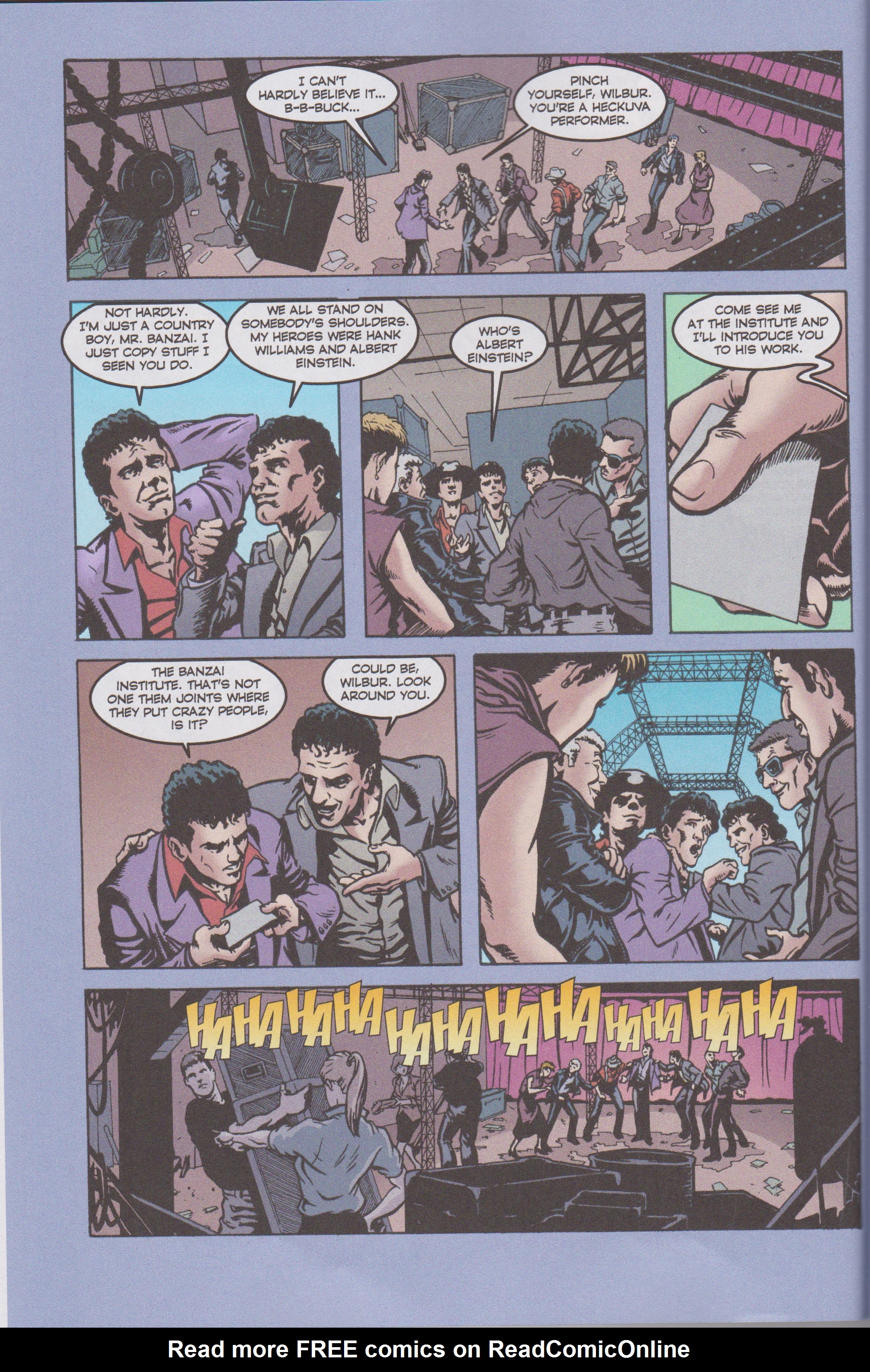 Read online Buckaroo Banzai: No Matter Where You Go... There You Are... comic -  Issue # TPB (Part 1) - 41
