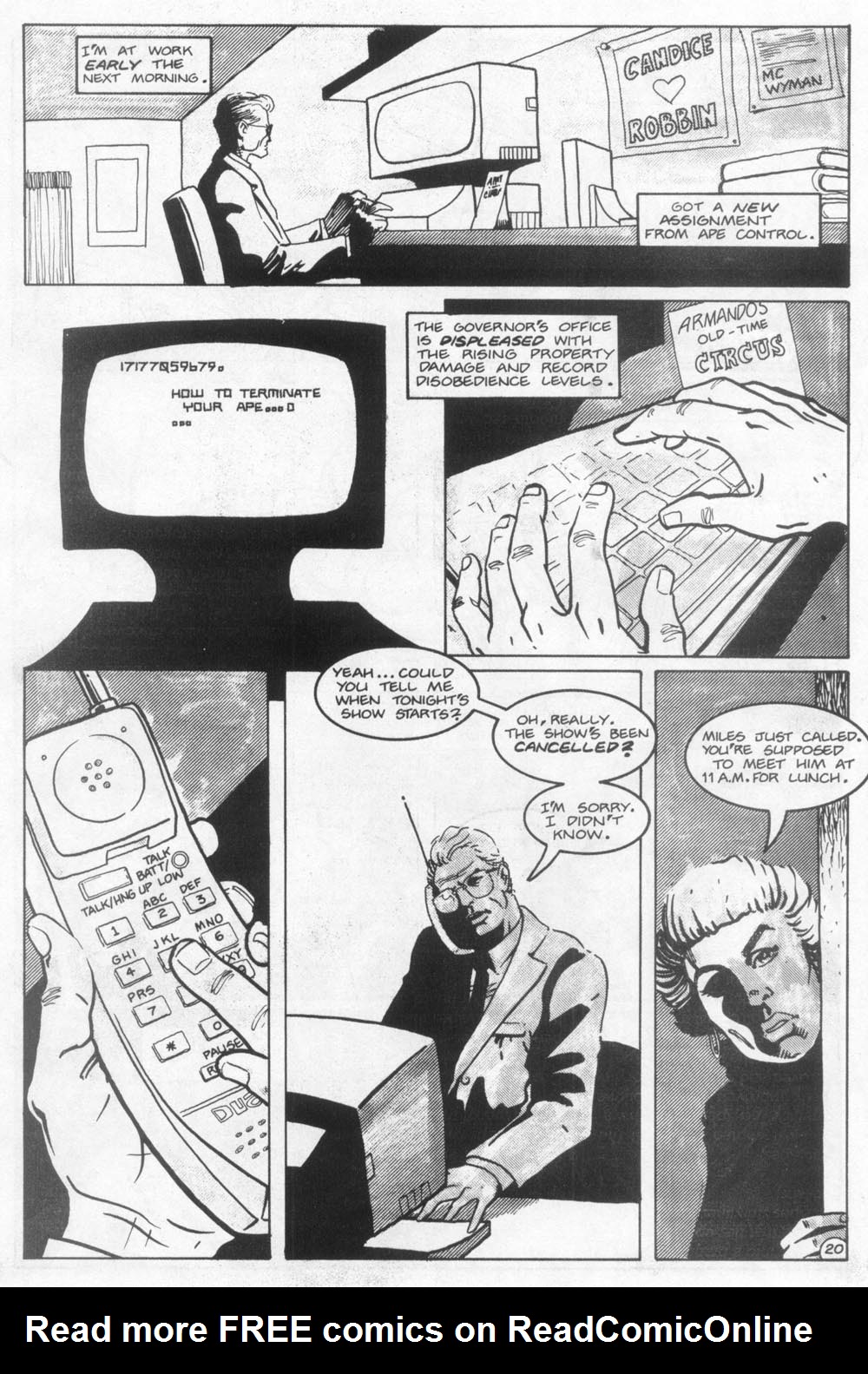 Read online Planet of the Apes (1990) comic -  Issue #19 - 22