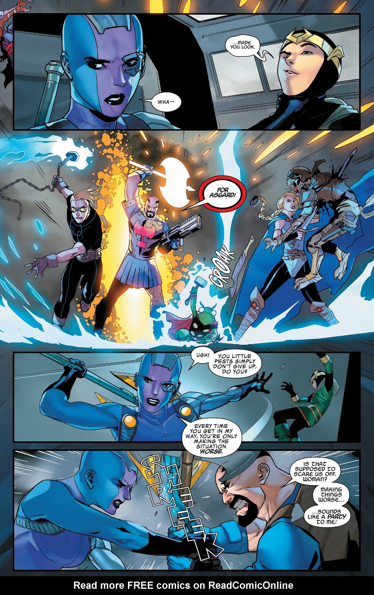 Read online Asgardians of the Galaxy comic -  Issue #5 - 12