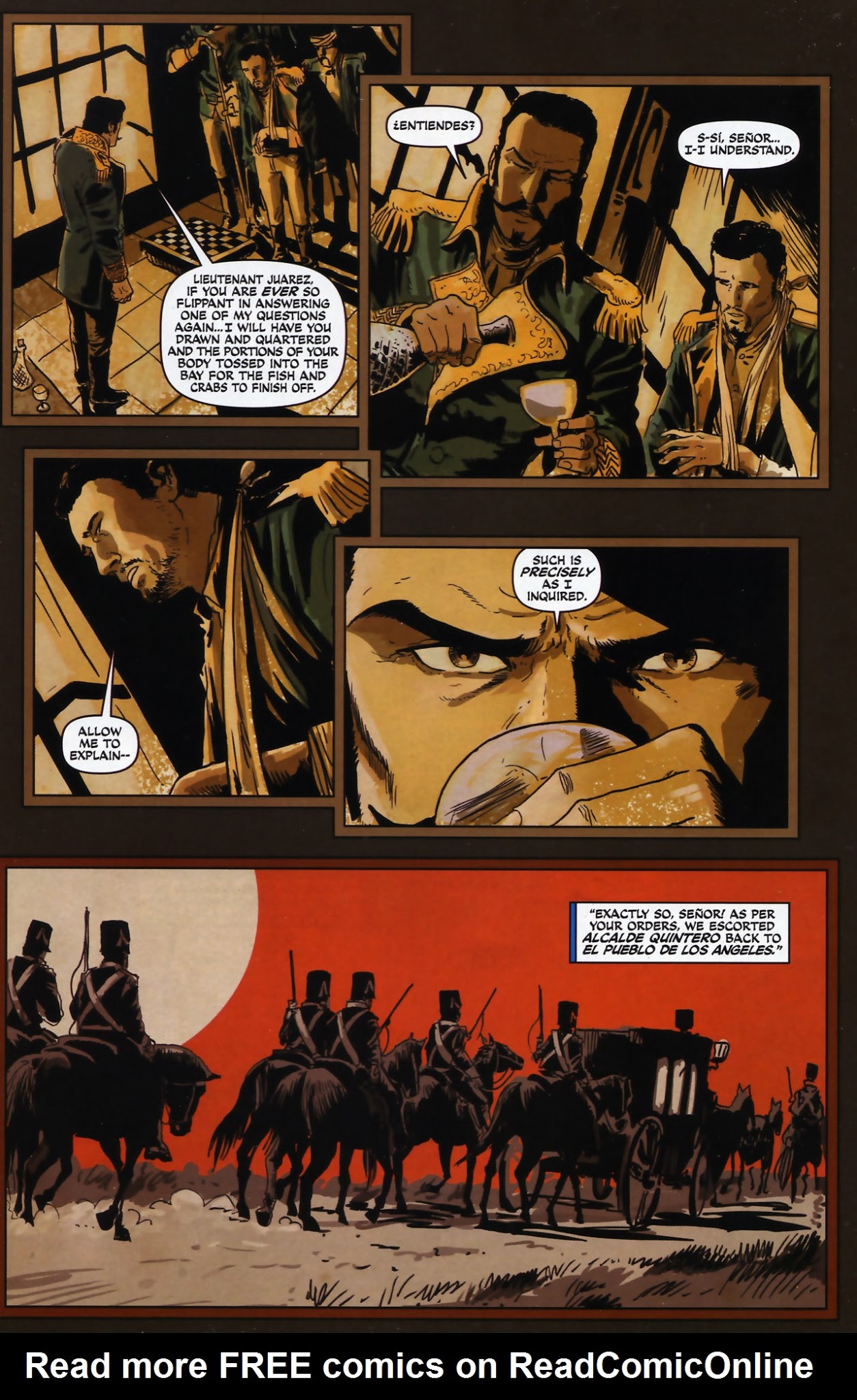Read online Zorro (2008) comic -  Issue #20 - 5