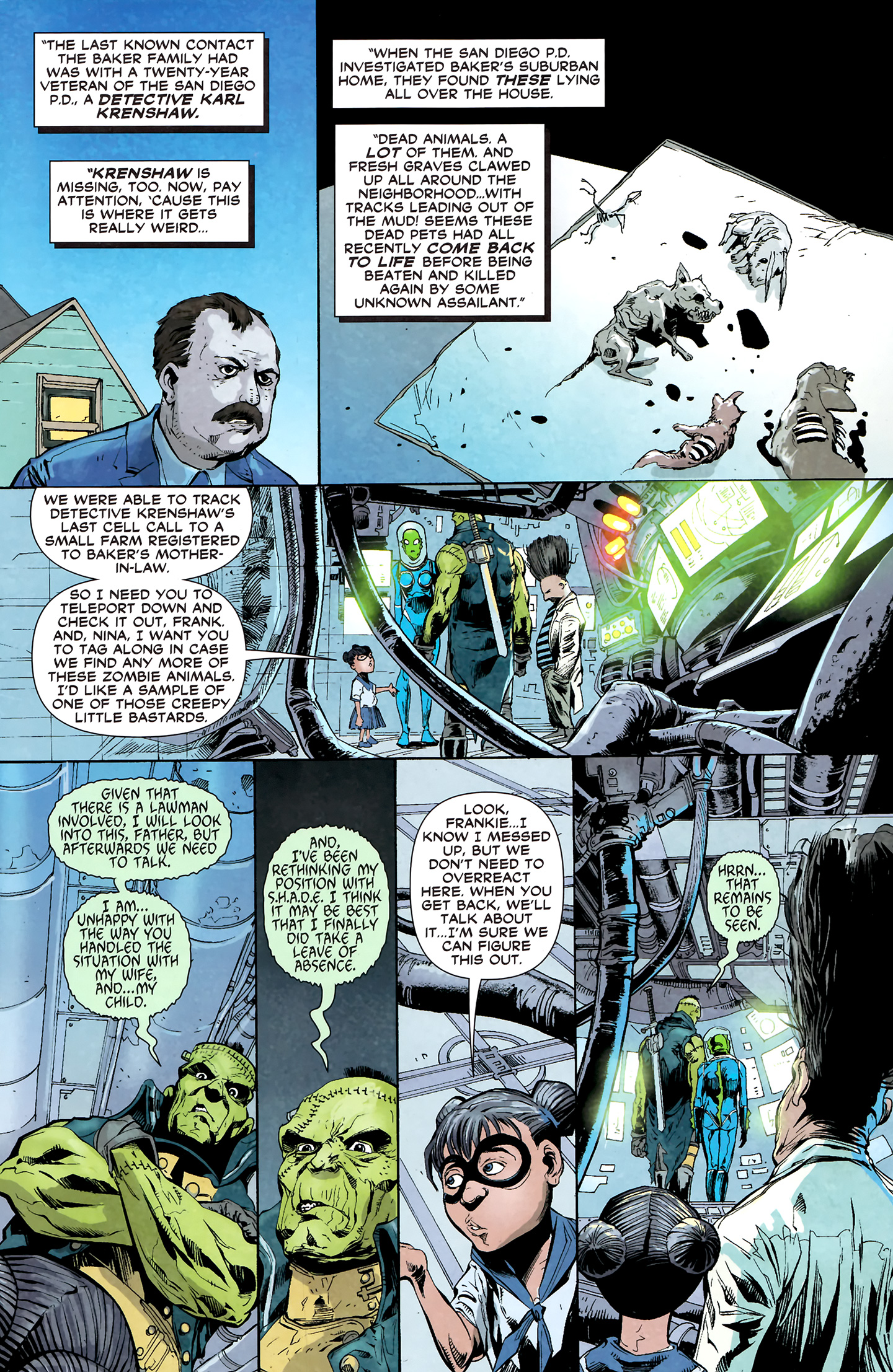 Read online Frankenstein, Agent of S.H.A.D.E. comic -  Issue #9 - 4