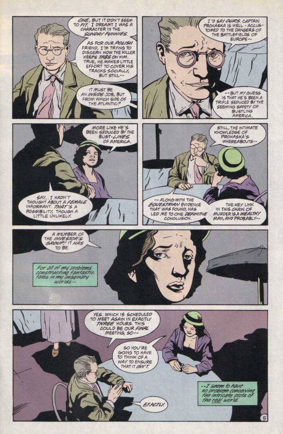 Read online Sandman Mystery Theatre comic -  Issue #47 - 5