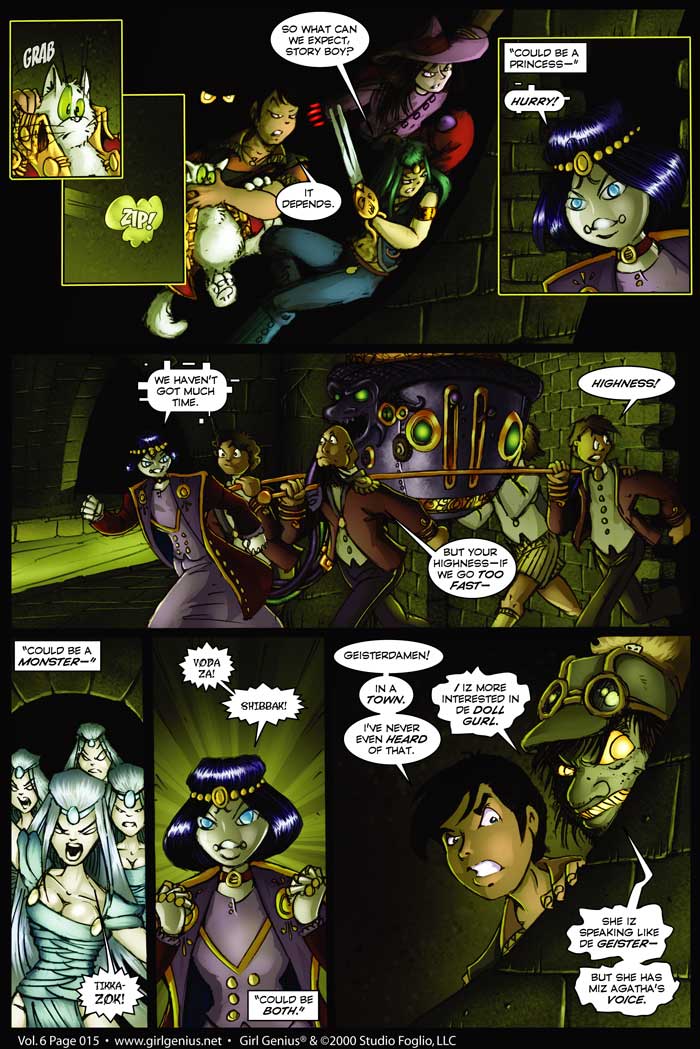 Read online Girl Genius (2002) comic -  Issue #6 - 15