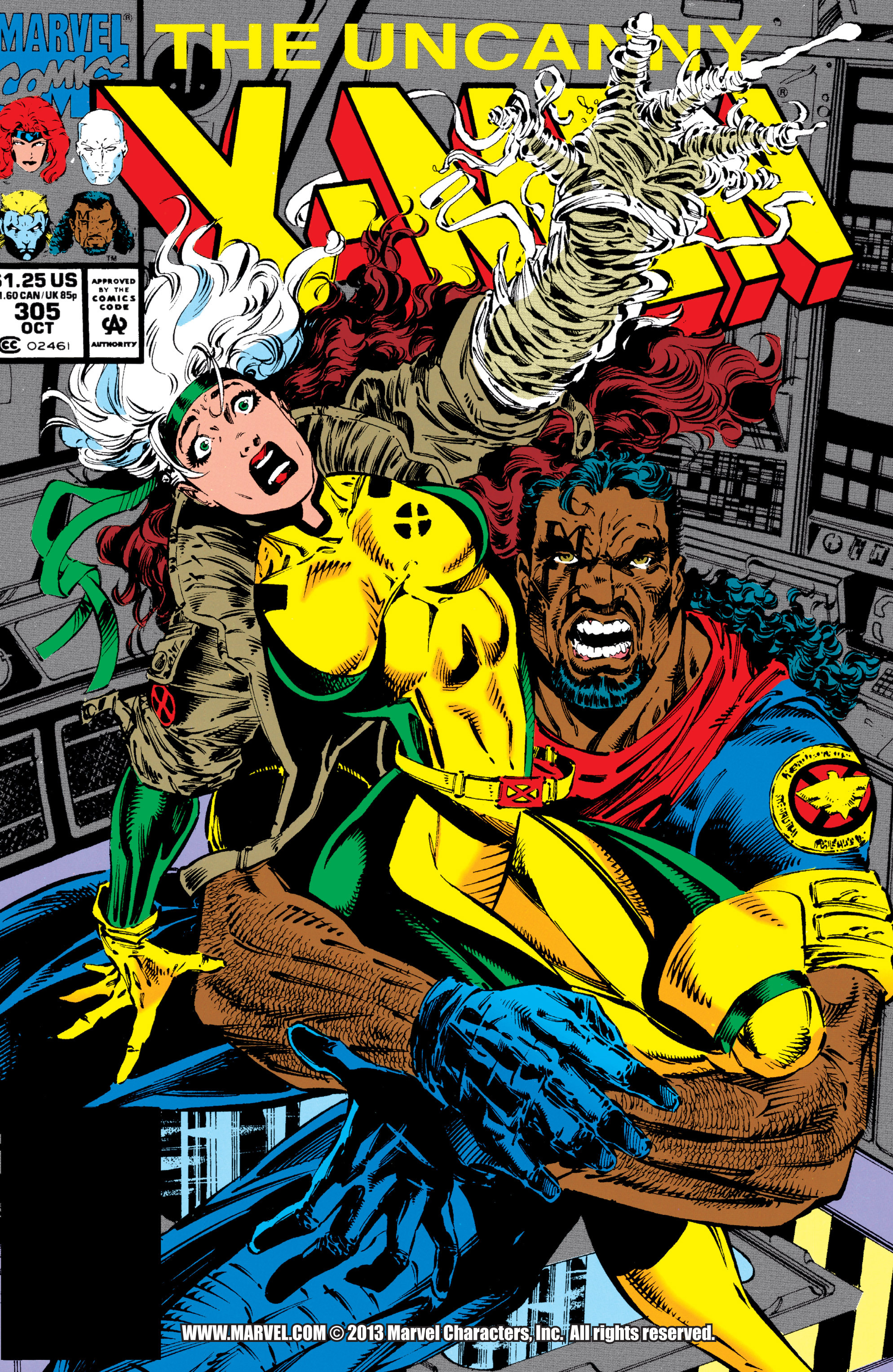 Read online Uncanny X-Men (1963) comic -  Issue #305 - 1