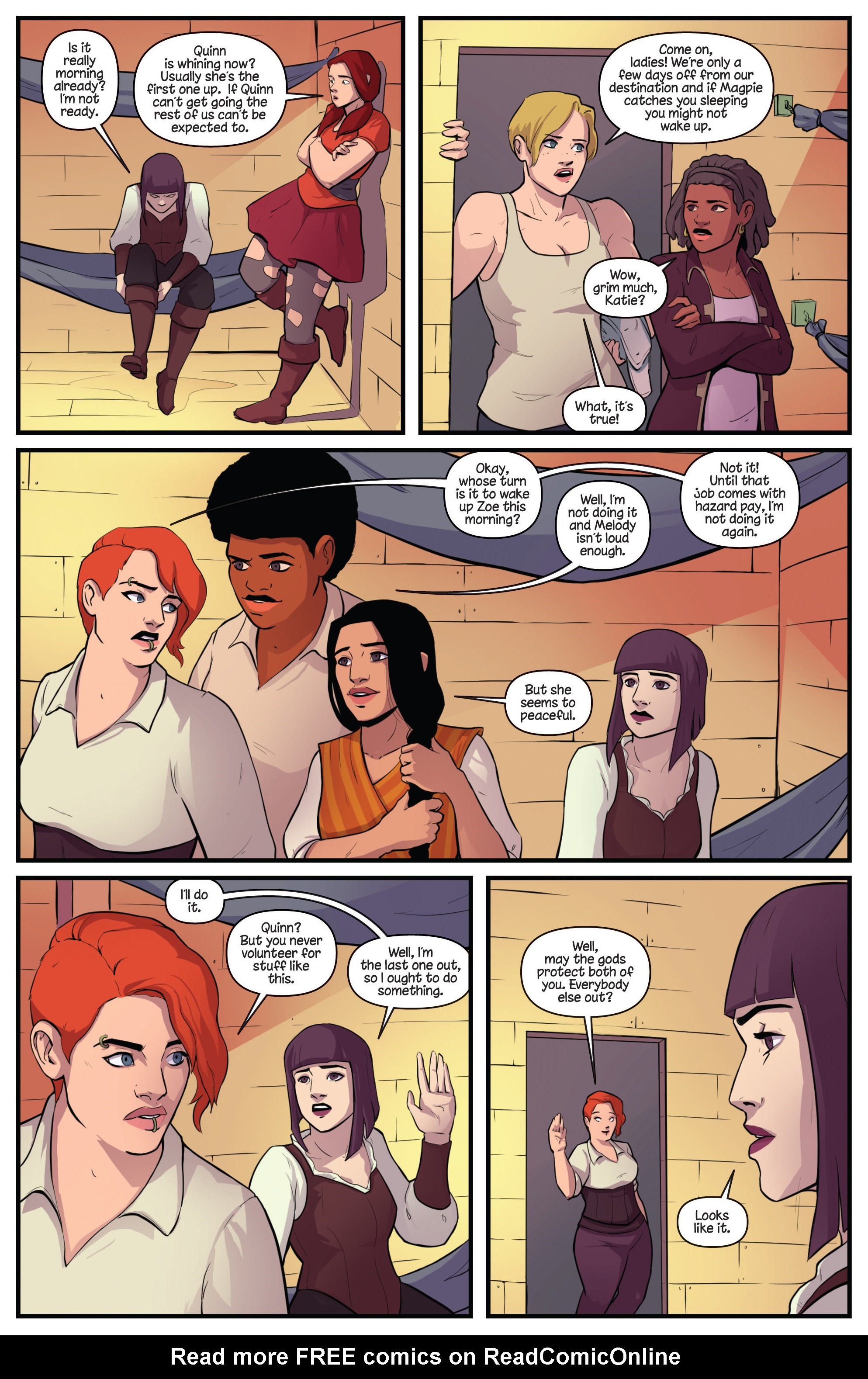 Read online Princeless Raven Year Two: Love and Revenge comic -  Issue # _TPB Get Lost Together - 55