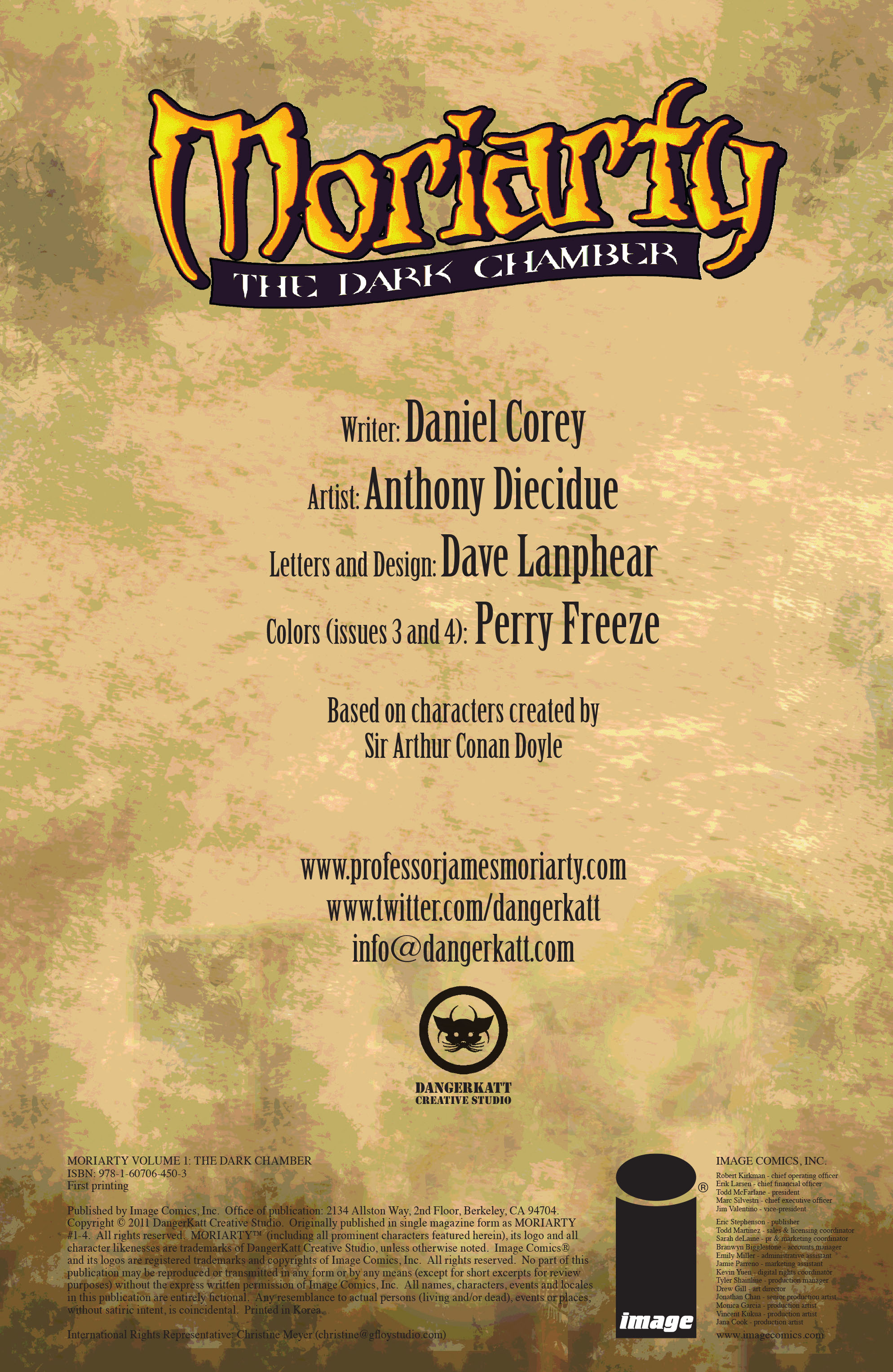 Read online Moriarty comic -  Issue # TPB 1 - 3