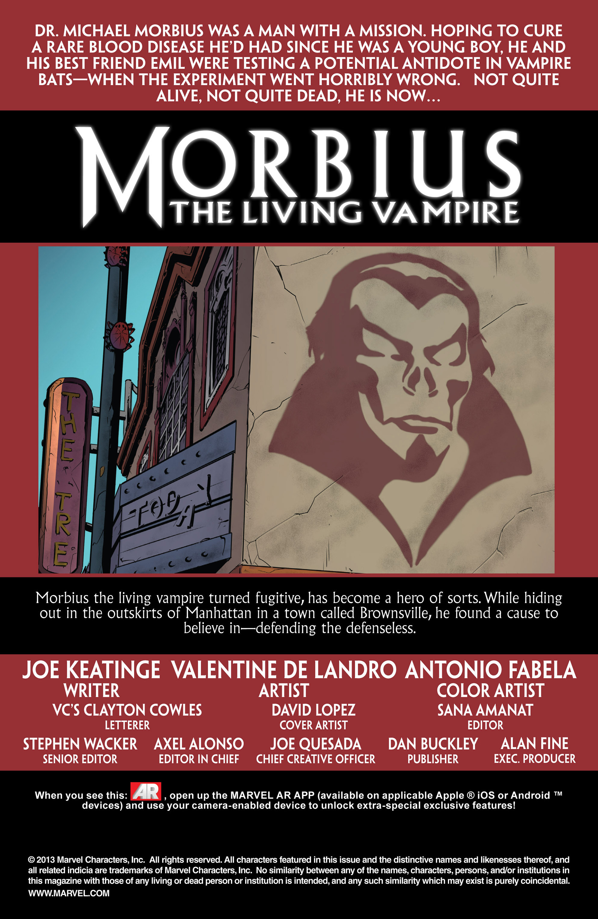 Read online Morbius: The Living Vampire comic -  Issue #6 - 2