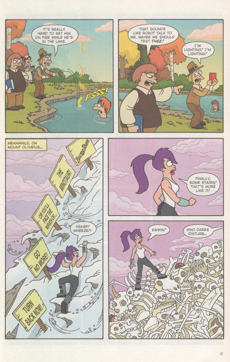 Read online Futurama Comics comic -  Issue #18 - 22